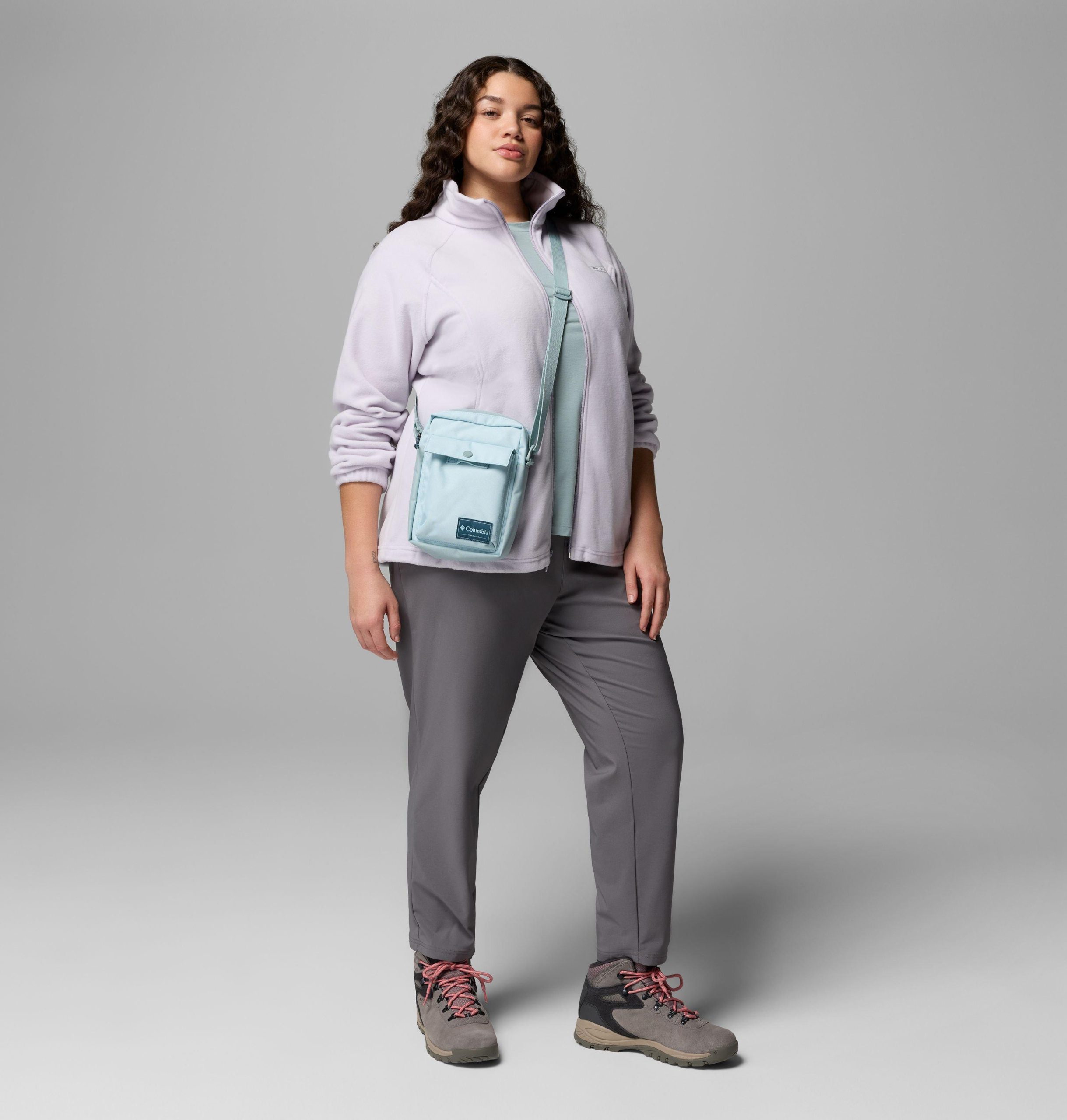 benton springs fleecejacke mit durchgehendem reißverschluss für damen – Übergröße