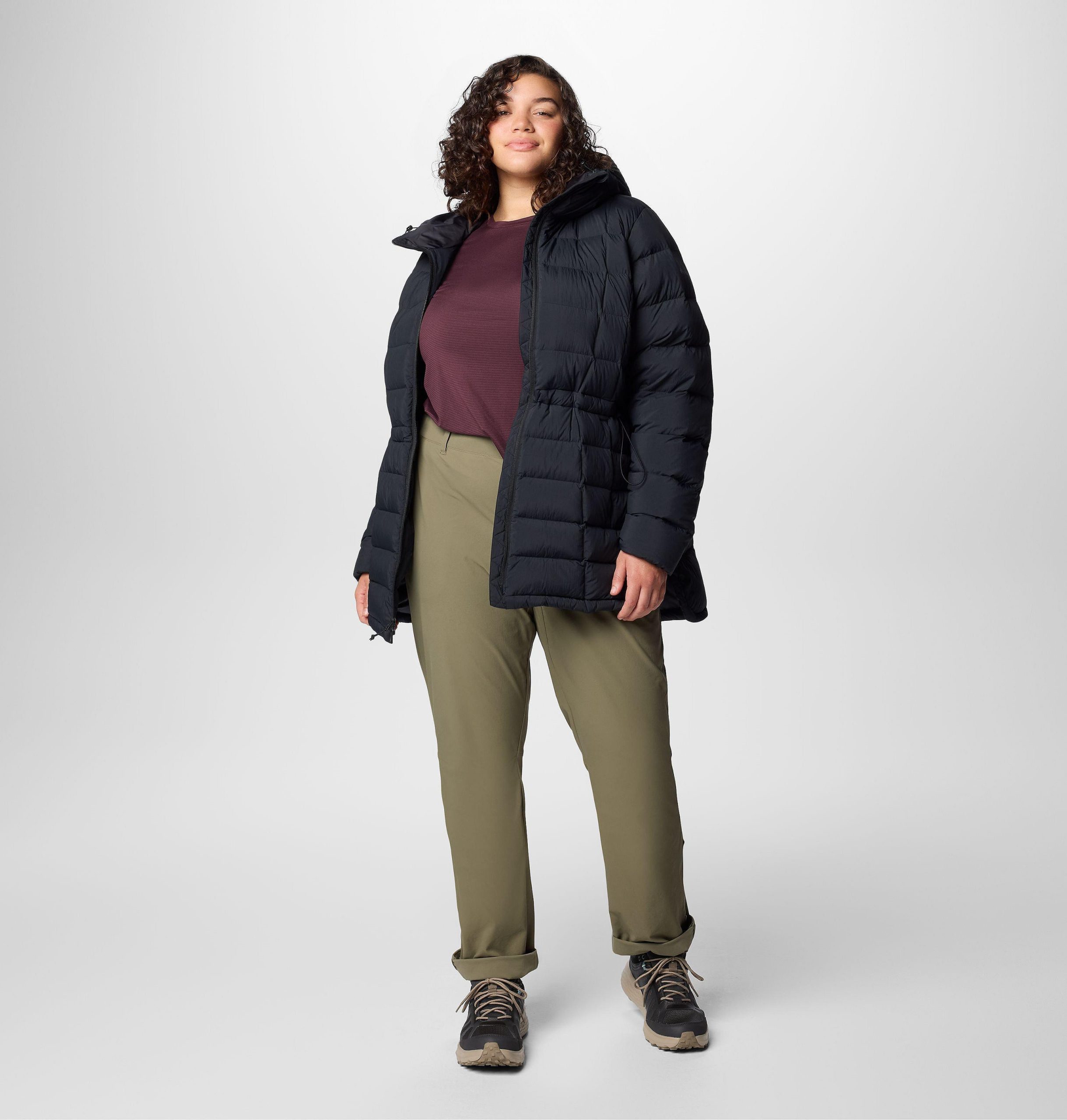 ardenwood mid daunenjacke für damen - plus