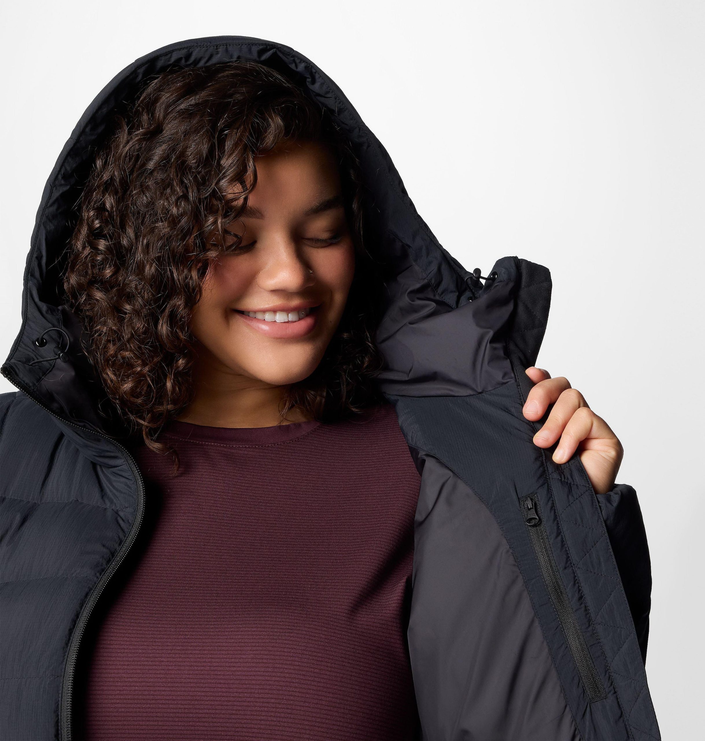 ardenwood mid daunenjacke für damen - plus