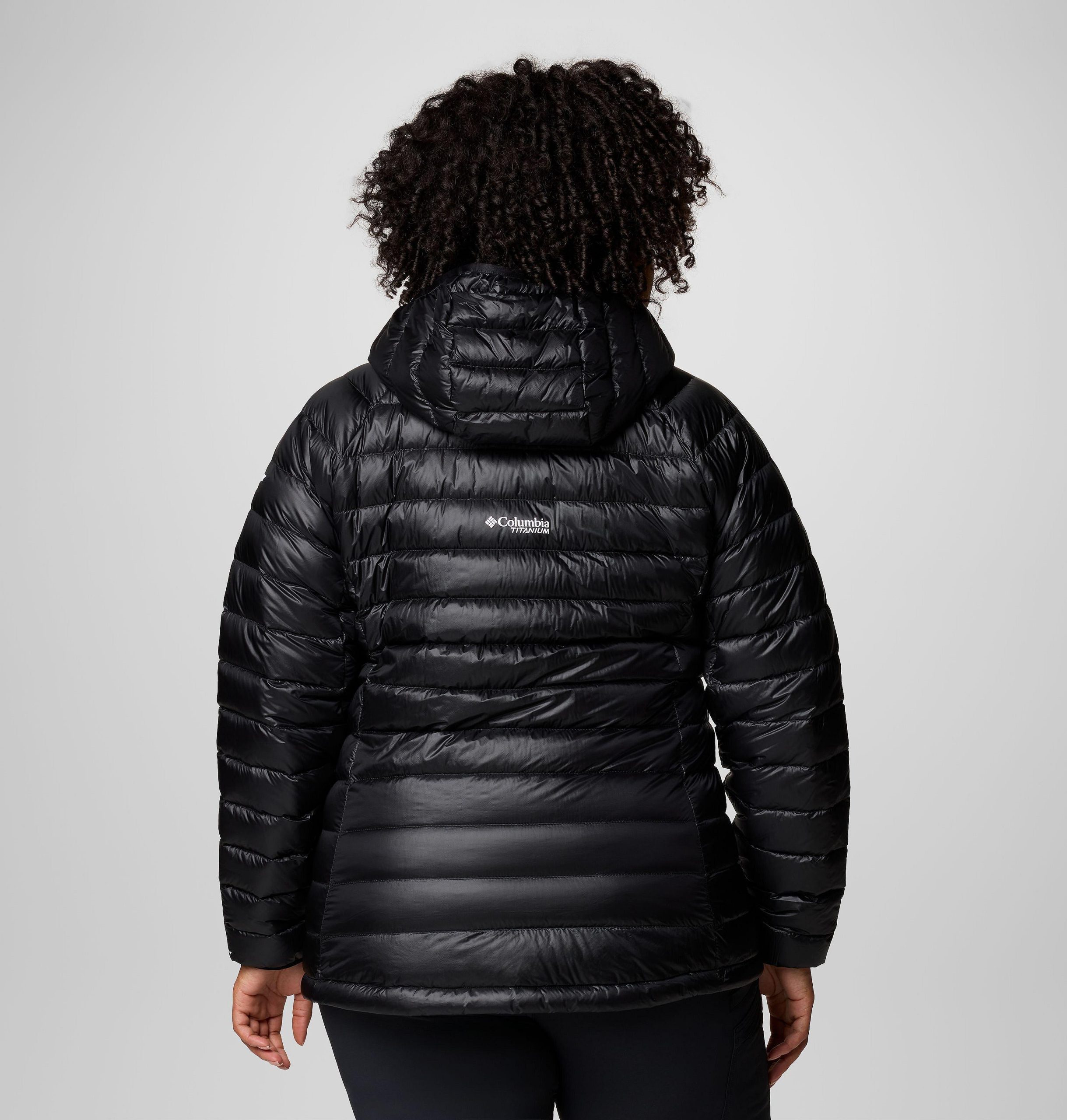 arctic crest daunenjacke mit kapuze für damen – Übergröße