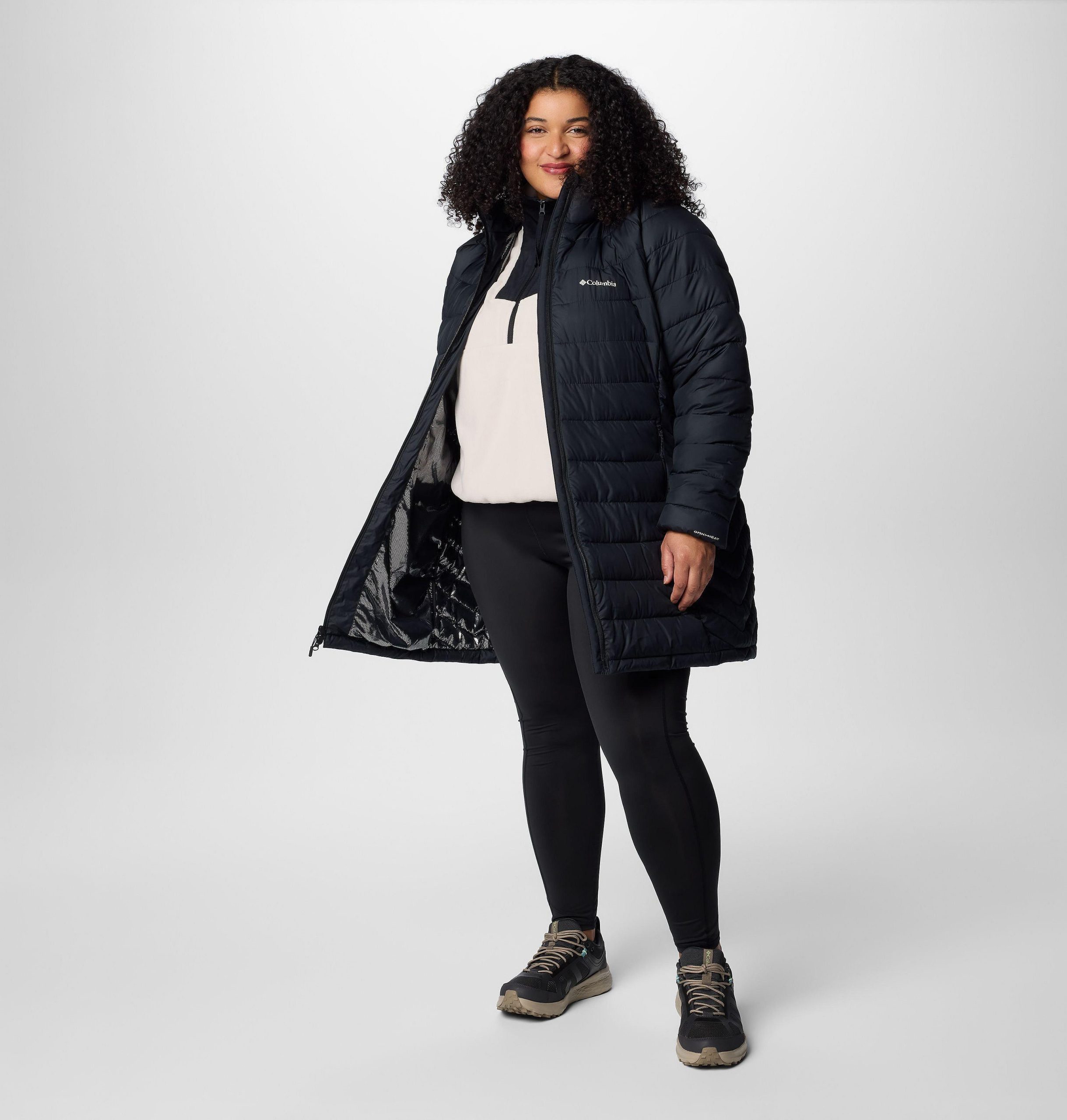 damen powder lite ii mid jacke – Übergröße
