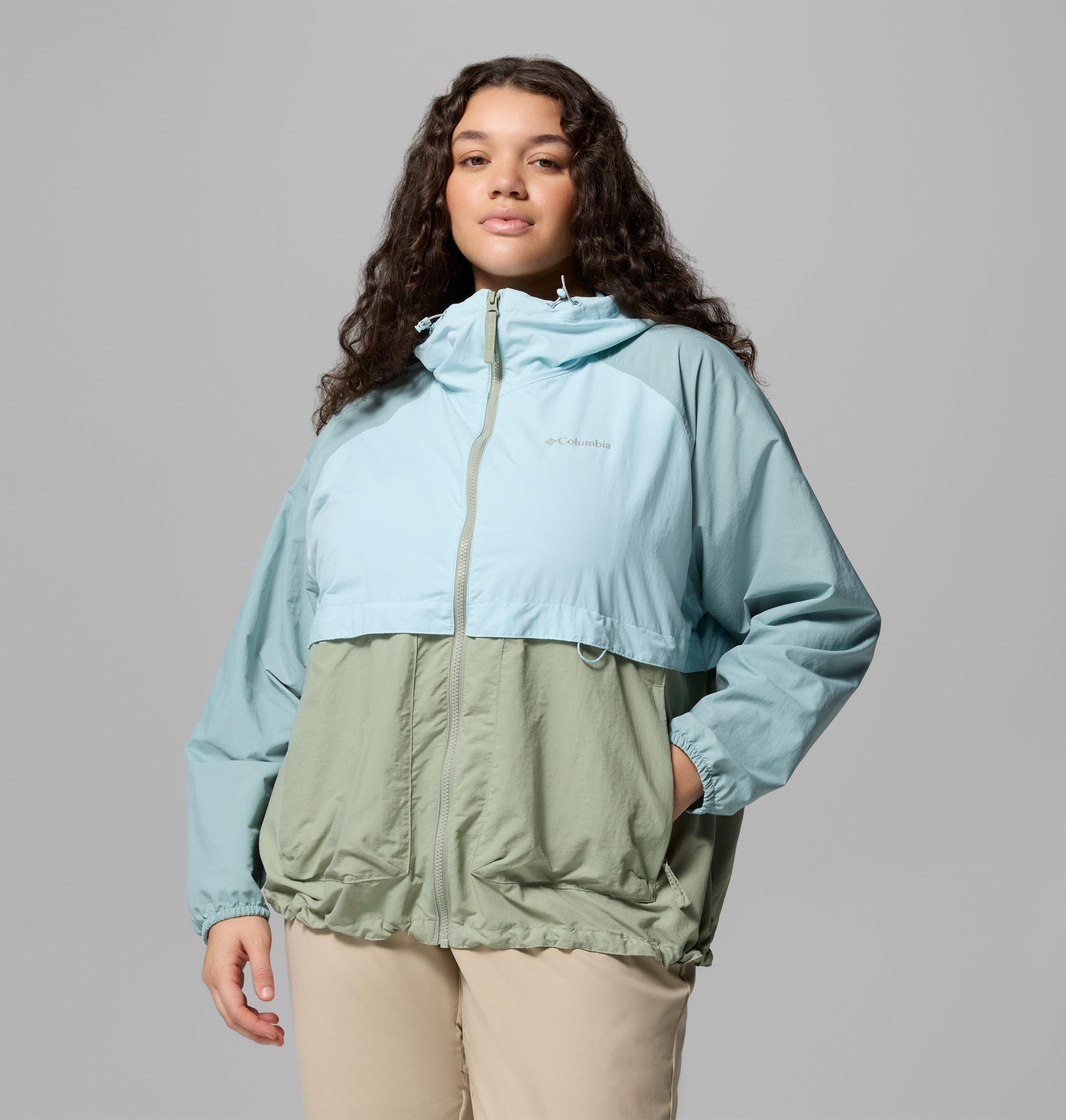 spire valley windjacke für damen – Übergröße