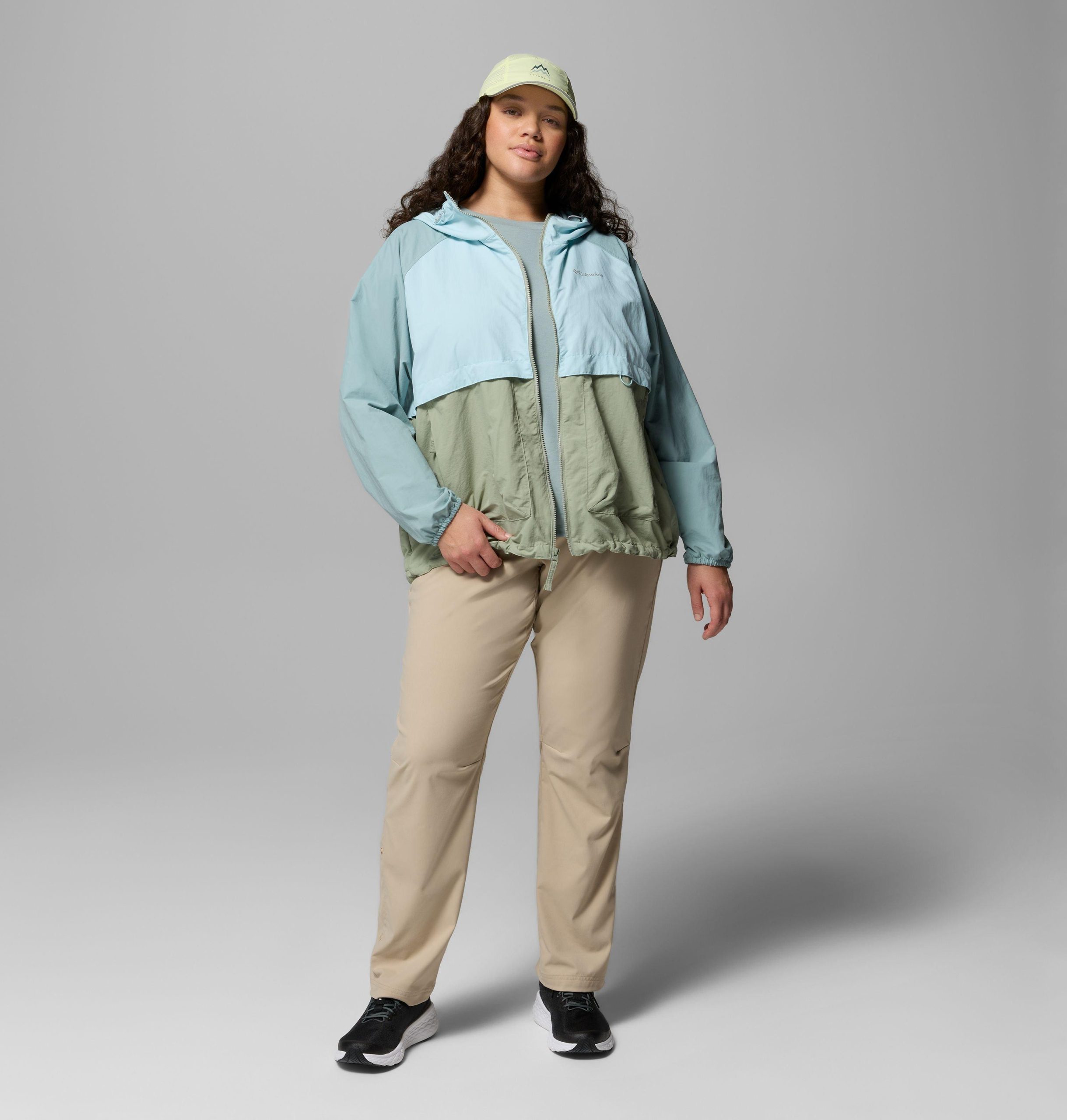 spire valley windjacke für damen – Übergröße