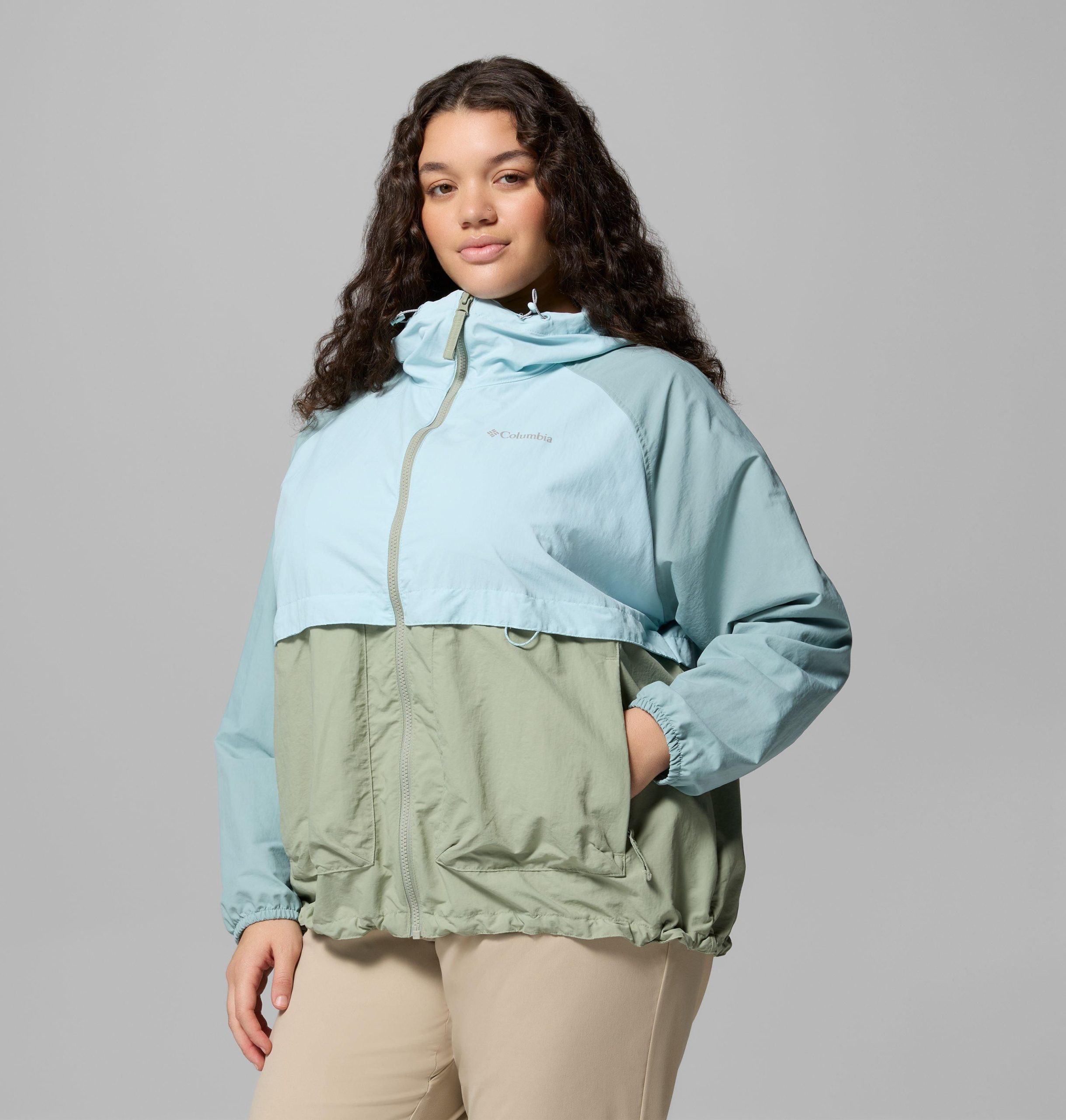 spire valley windjacke für damen – Übergröße