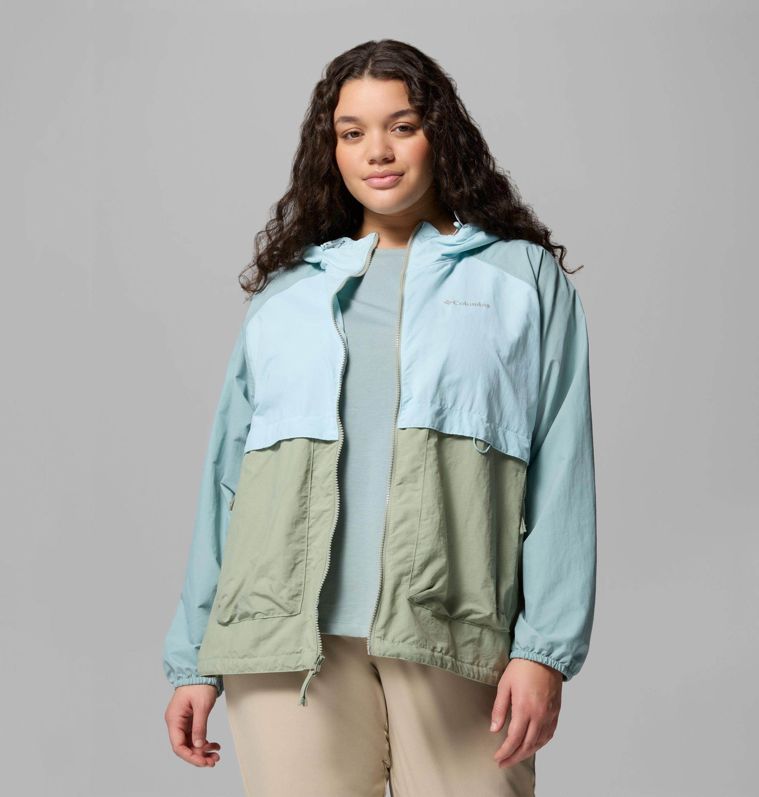 spire valley windjacke für damen – Übergröße