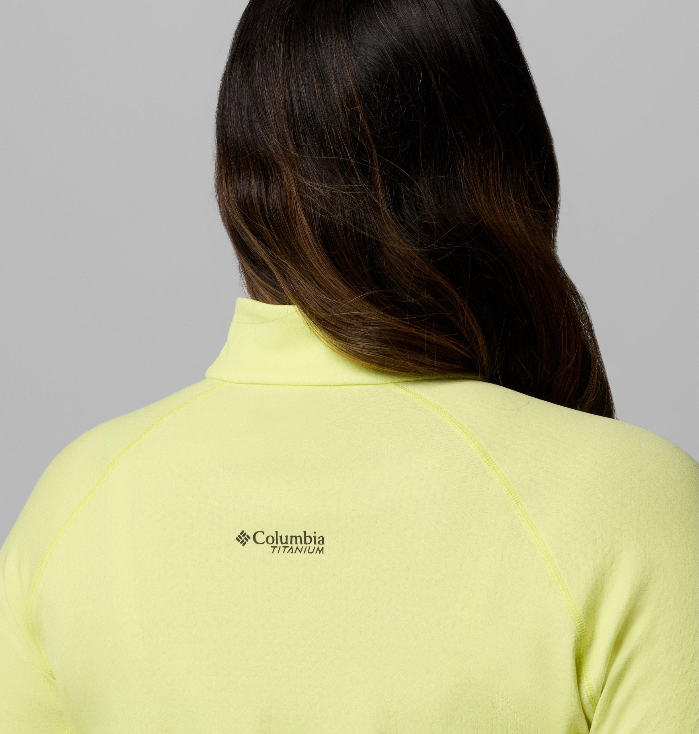 driventure damen-shirt mit halbem reißverschluss – Übergröße
