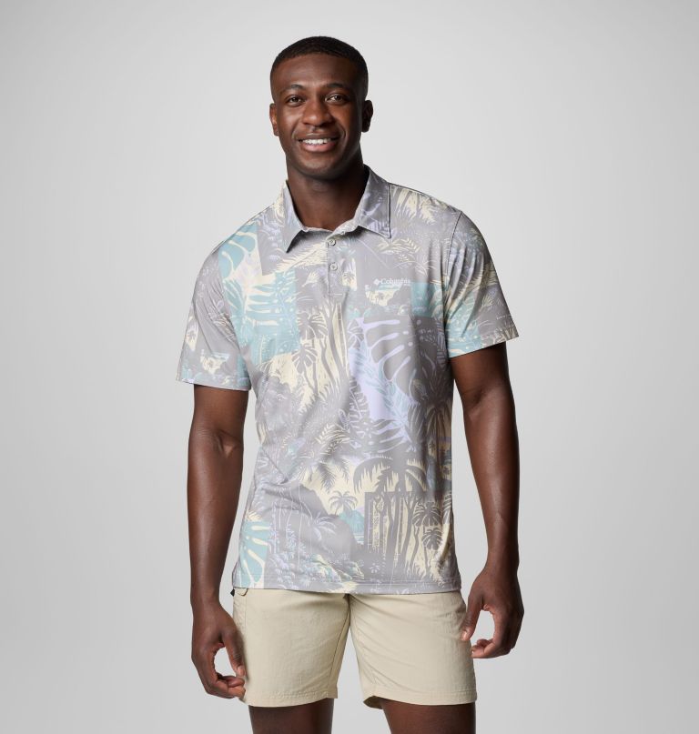 pfg super slack tide ii stretch-polo für herren
