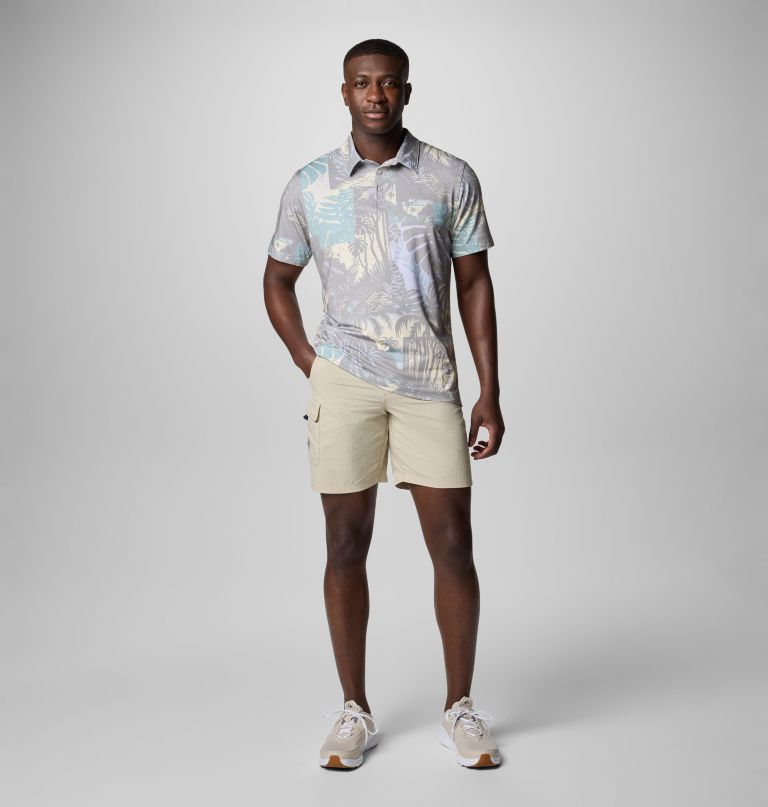 pfg super slack tide ii stretch-polo für herren