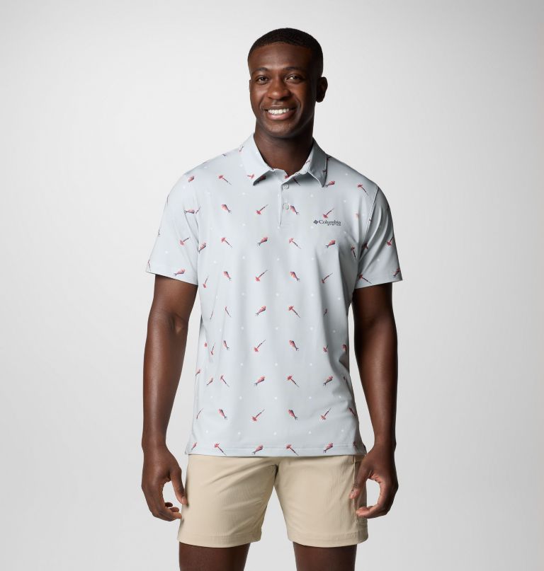 pfg super slack tide ii stretch-polo für herren
