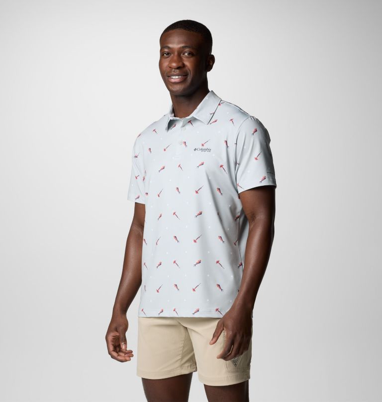 pfg super slack tide ii stretch-polo für herren