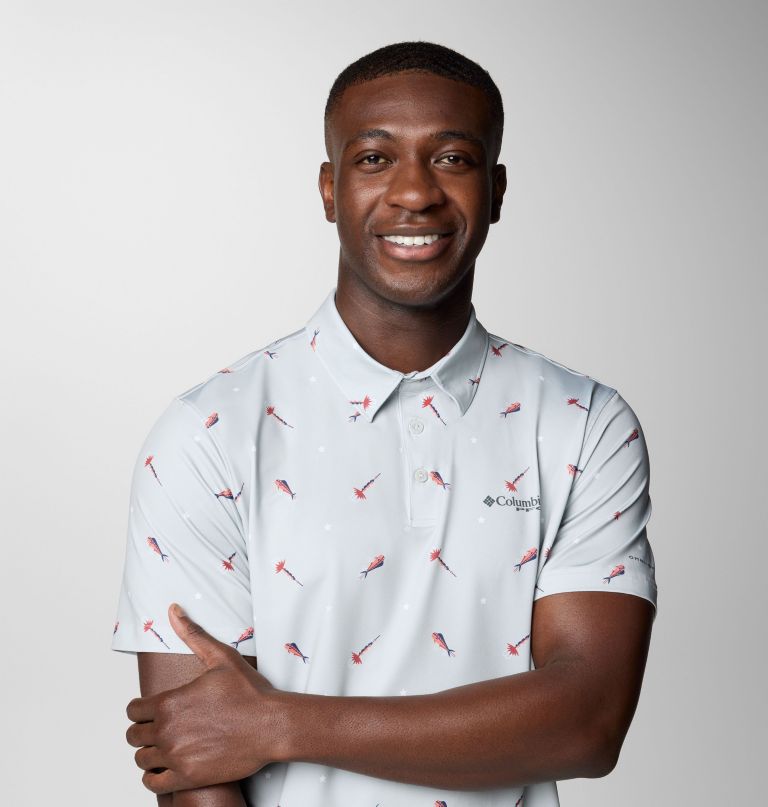 pfg super slack tide ii stretch-polo für herren