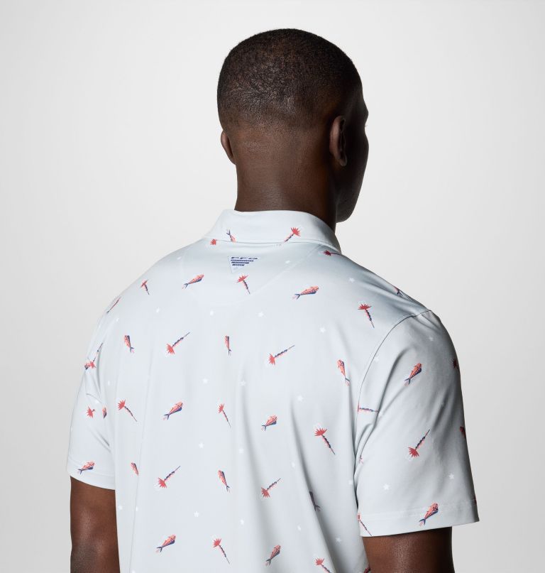 pfg super slack tide ii stretch-polo für herren