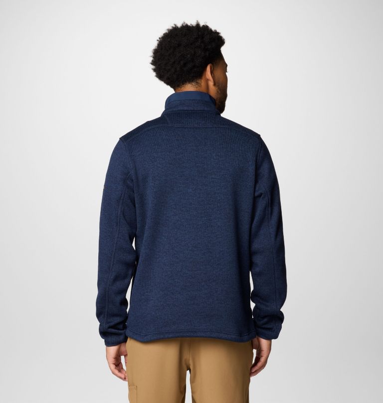 herren-fleecepullover mit halbem reißverschluss „collegiate sweater weather – west virginia