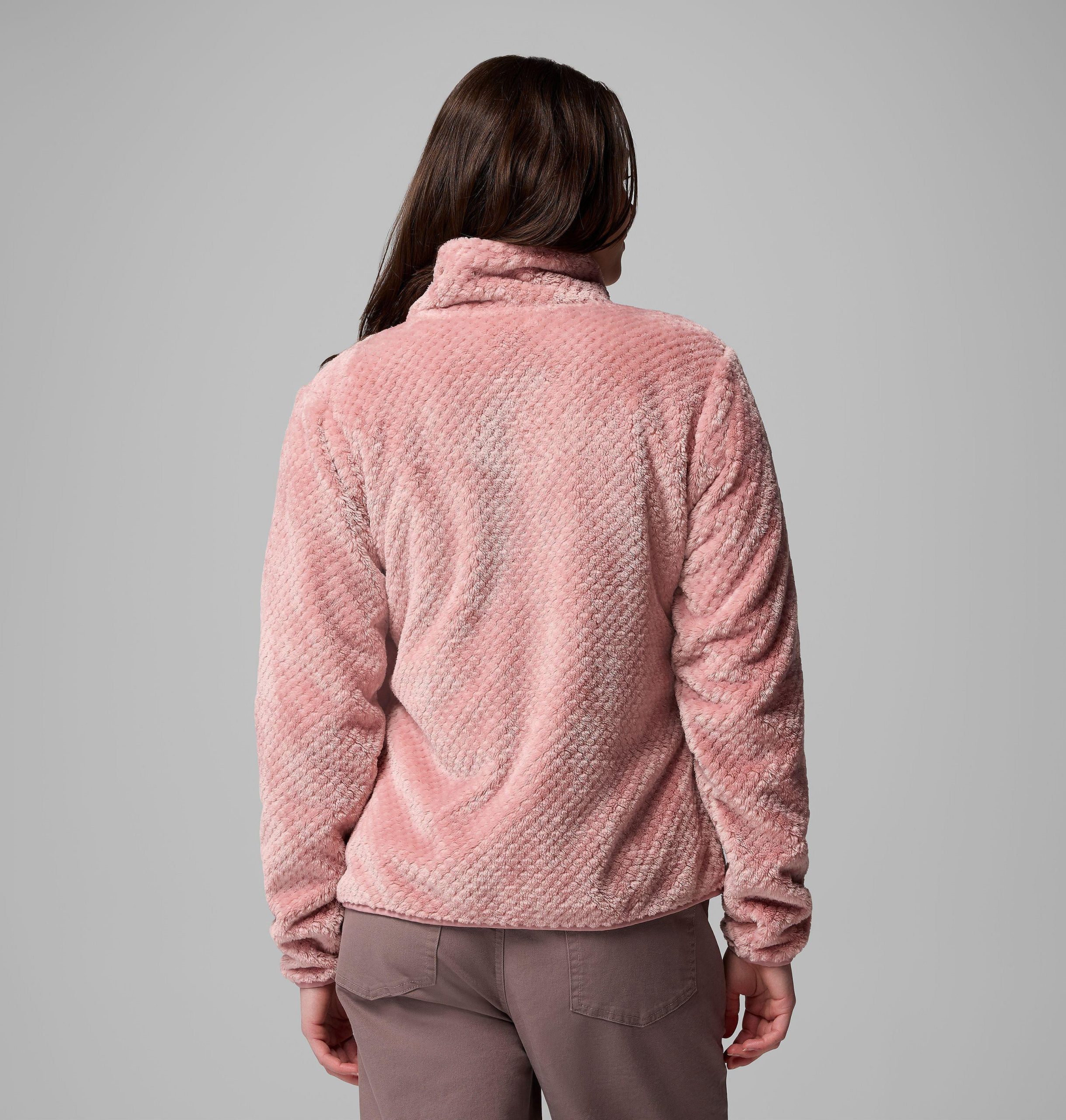 damen fire side ii sherpa fleecejacke mit durchgehendem reißverschluss