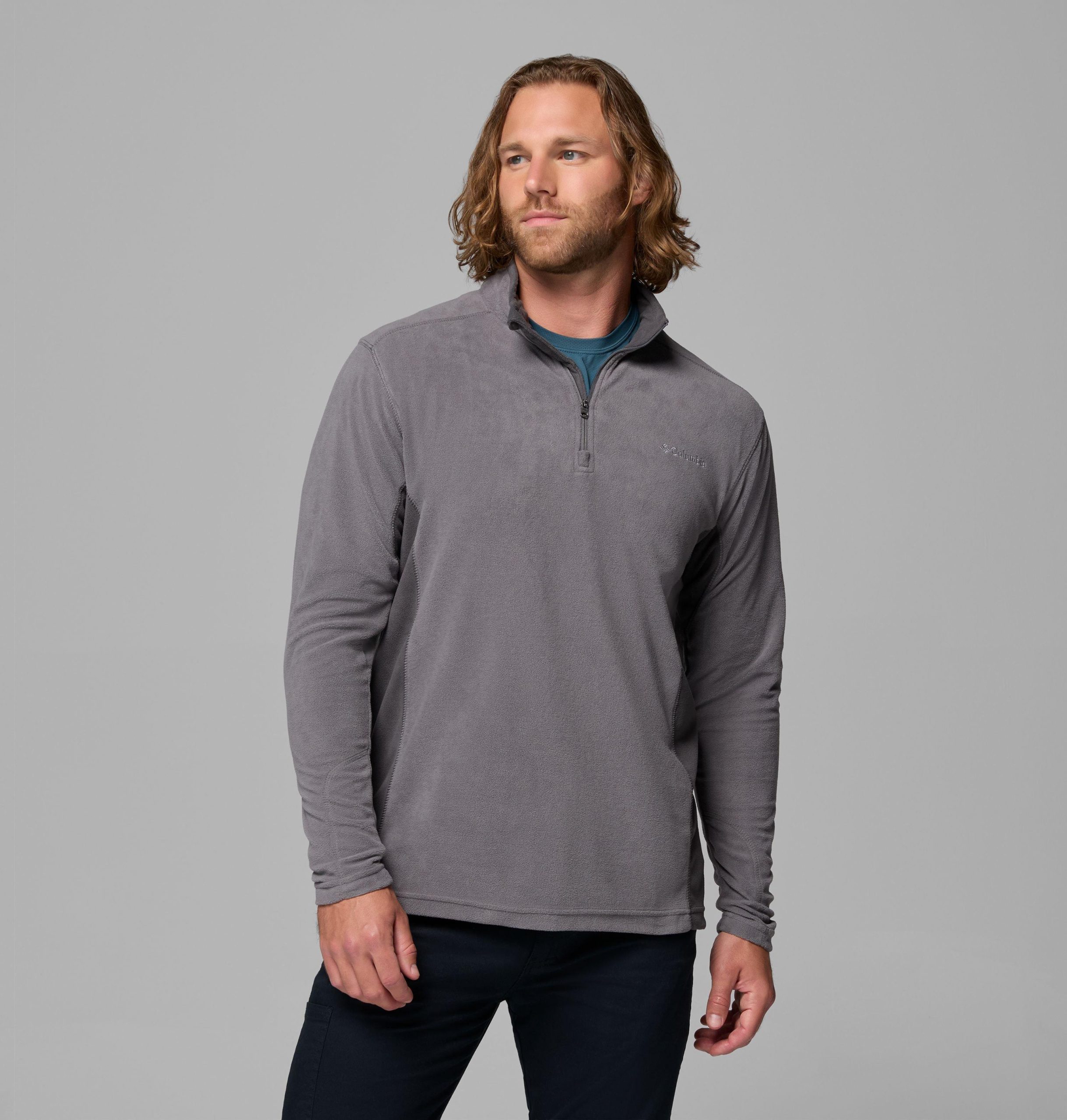klamath range ii fleece-pullover für herren mit halbem reißverschluss