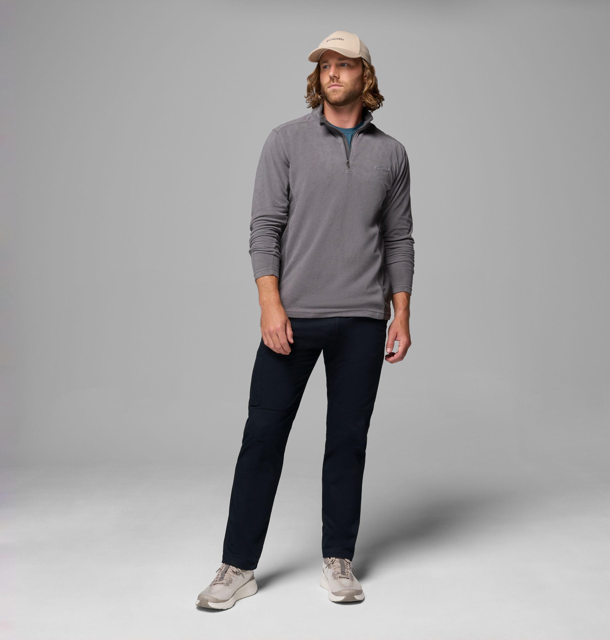 klamath range ii fleece-pullover für herren mit halbem reißverschluss