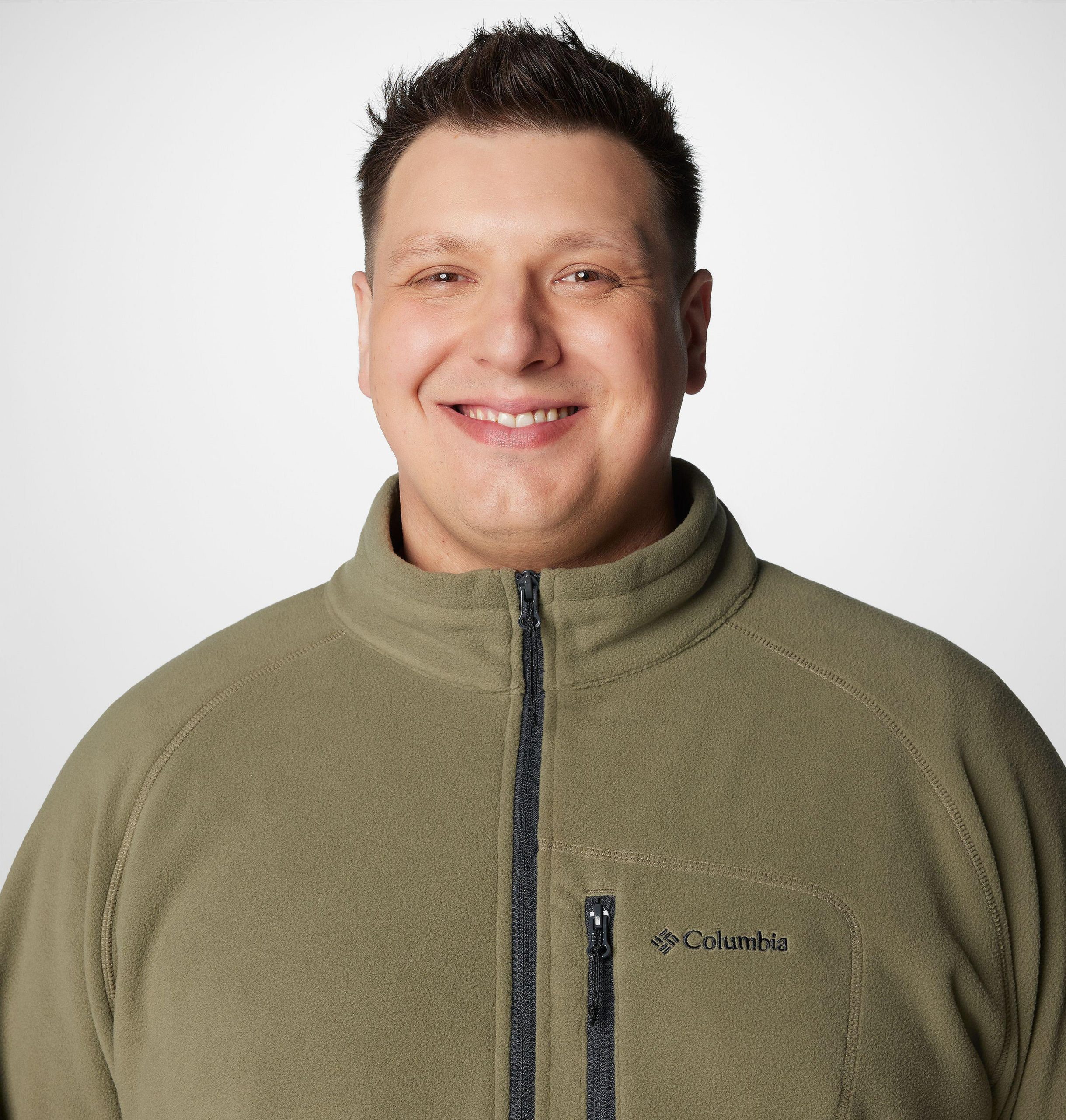 fast trek iii fleece-pullover mit halbem reißverschluss für herren – größe l