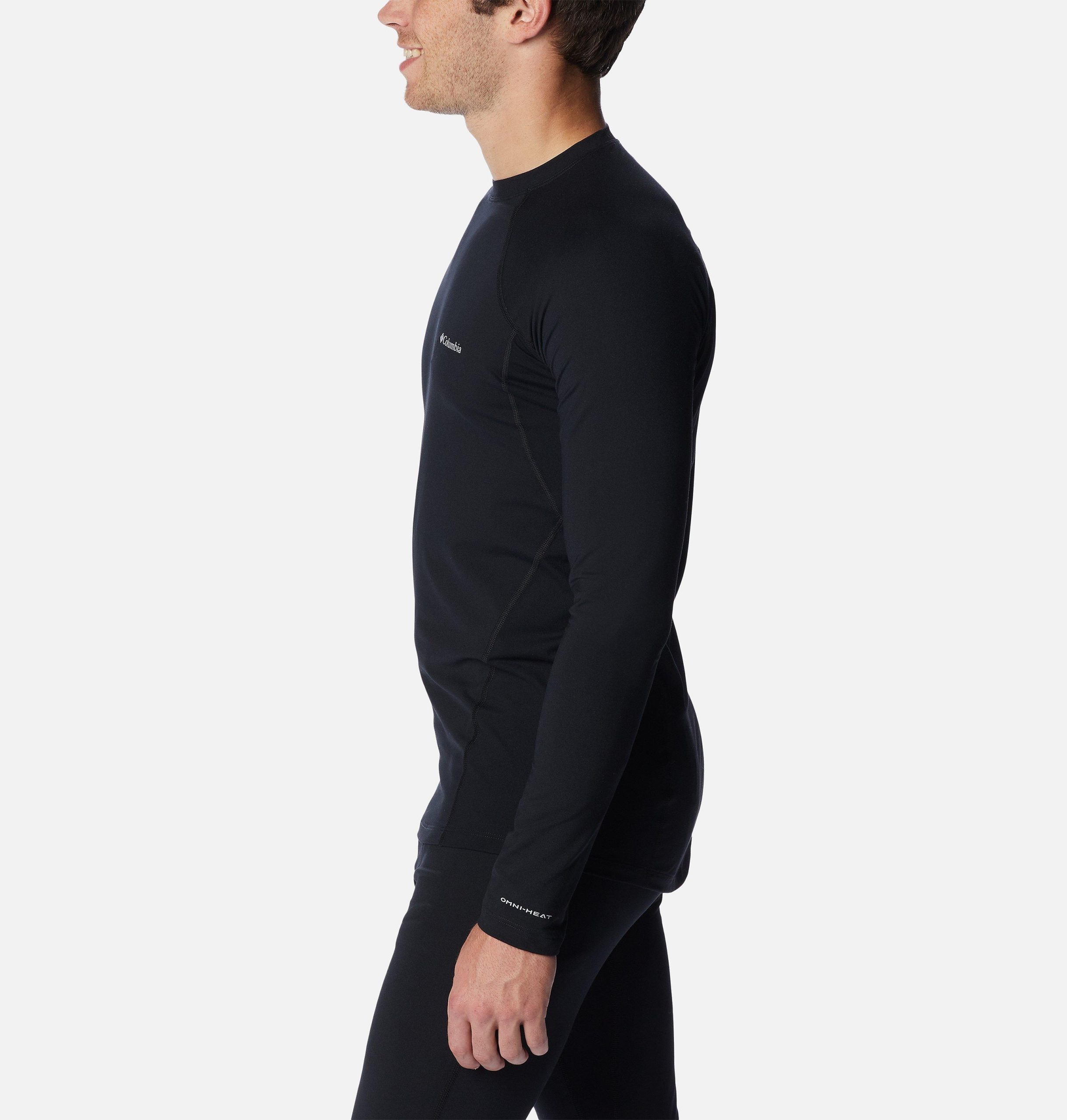 omni-heat midweight baselayer crew für herren – lang