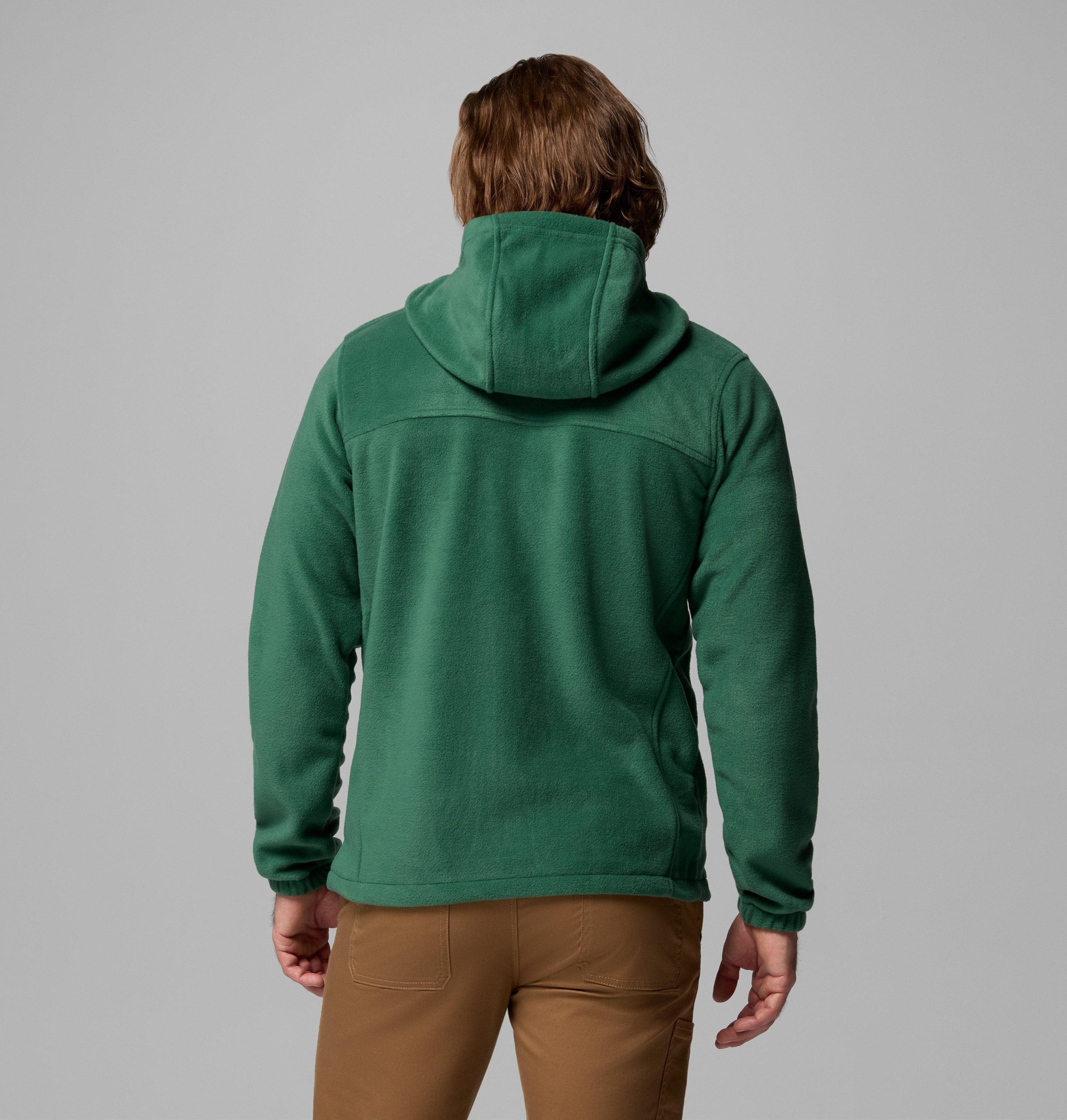 steens mountain fleece-kapuzenjacke mit durchgehendem reißverschluss für herren – lang