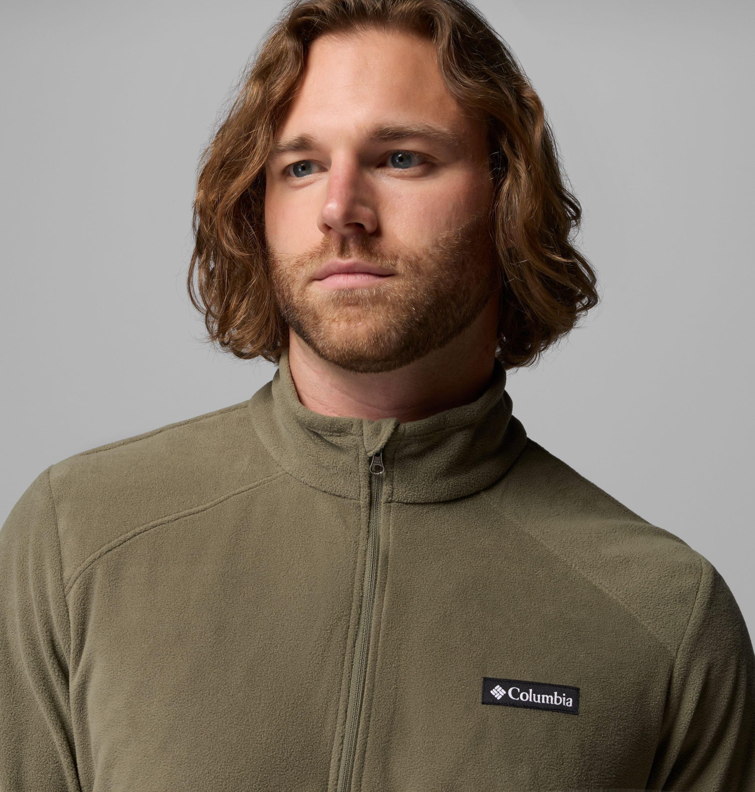 lake aloha fleece-pullover mit halbem reißverschluss für herren – lang