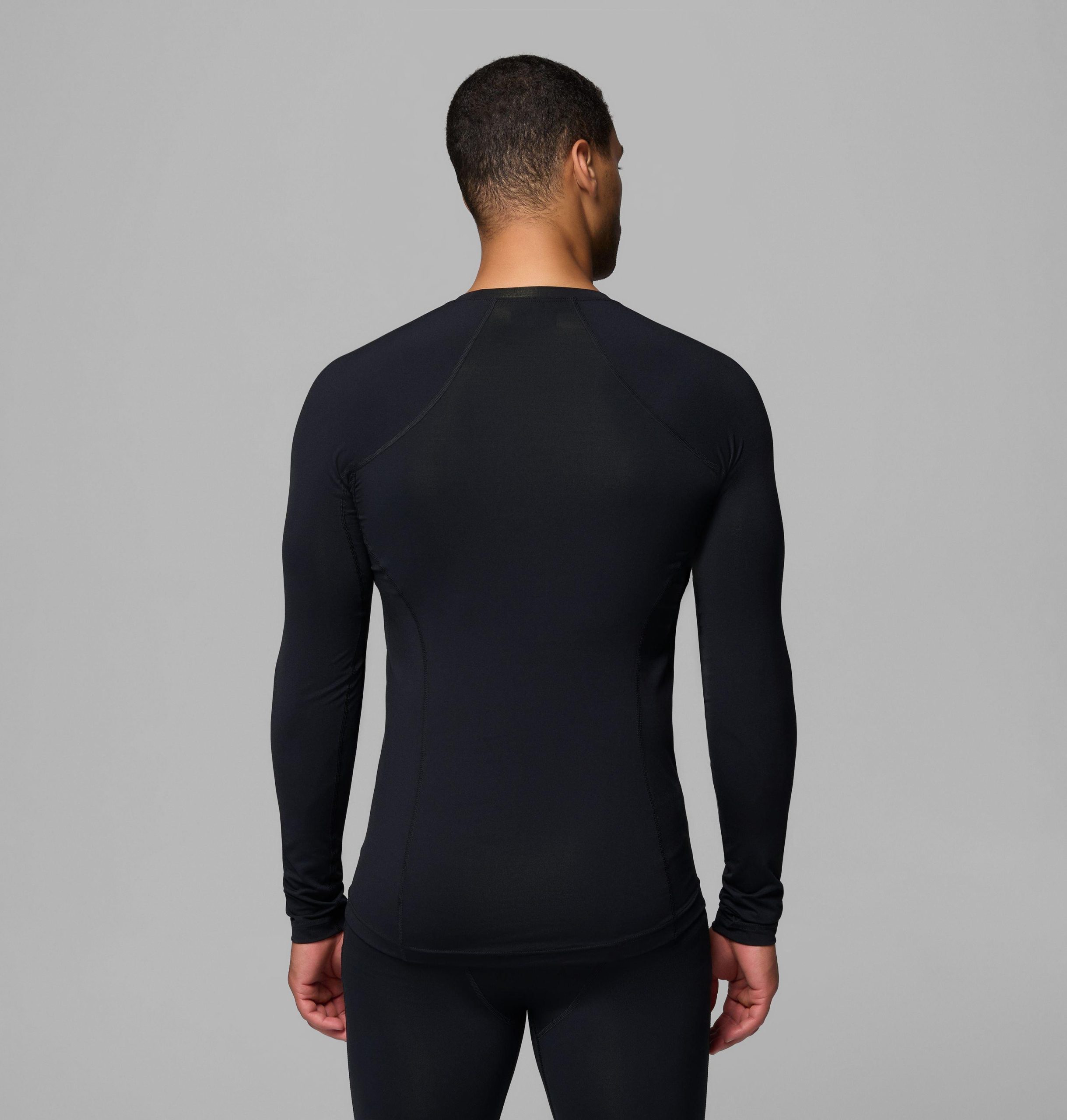 herren-funktionsshirt mit rundhalsausschnitt mittelschwer baselayer