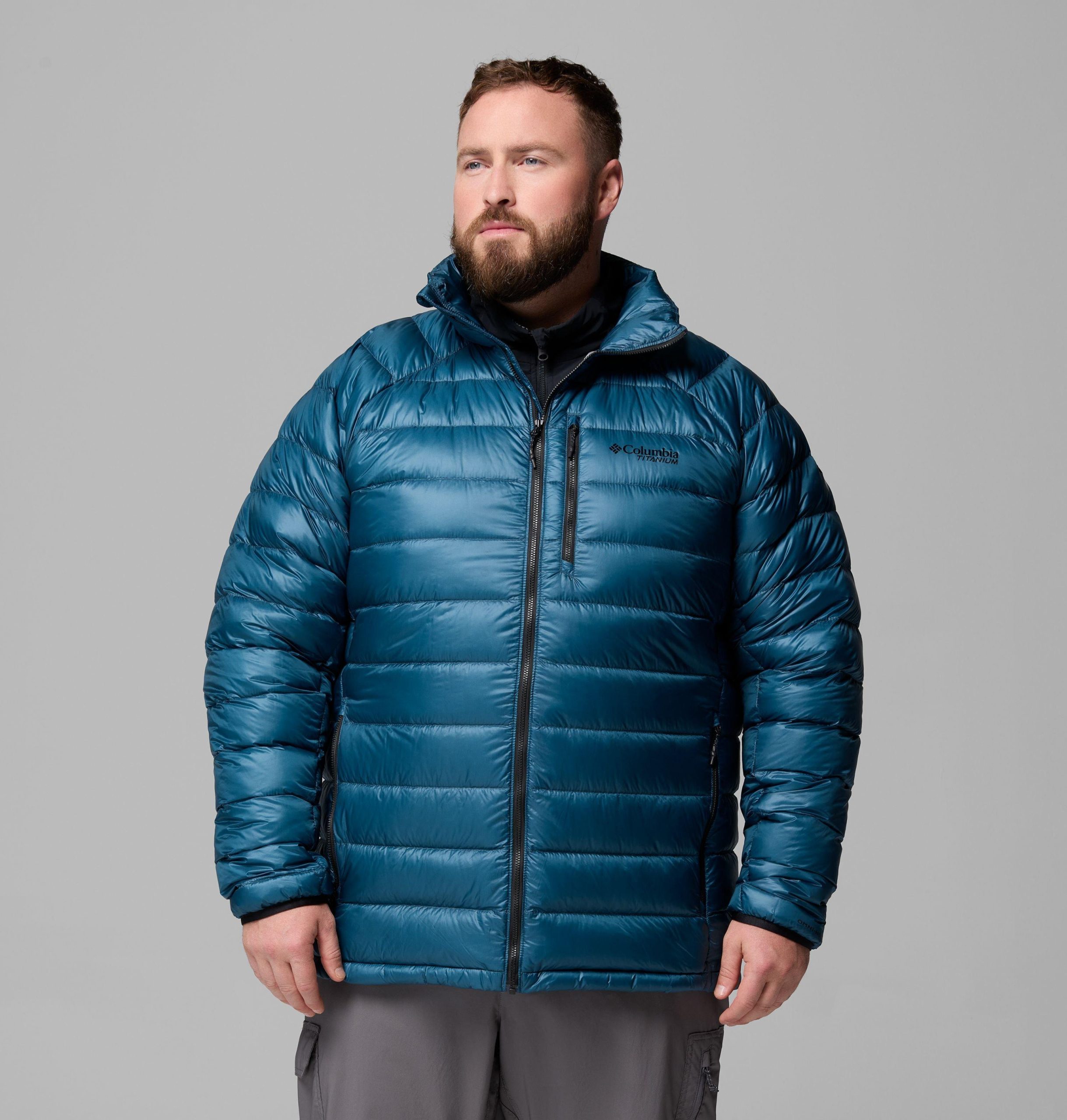 arctic crest daunenjacke für herren – größe l