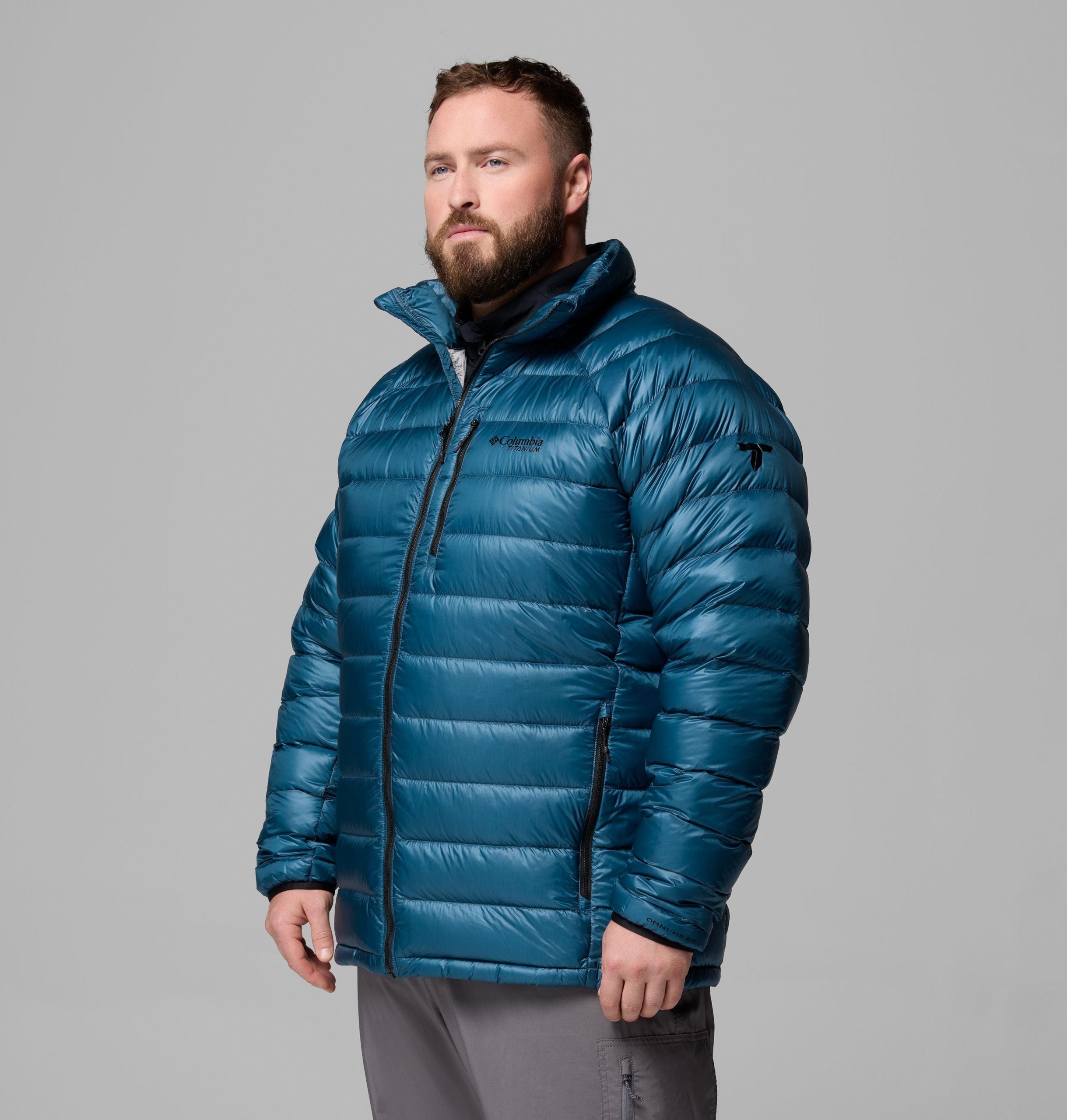 arctic crest daunenjacke für herren – größe l