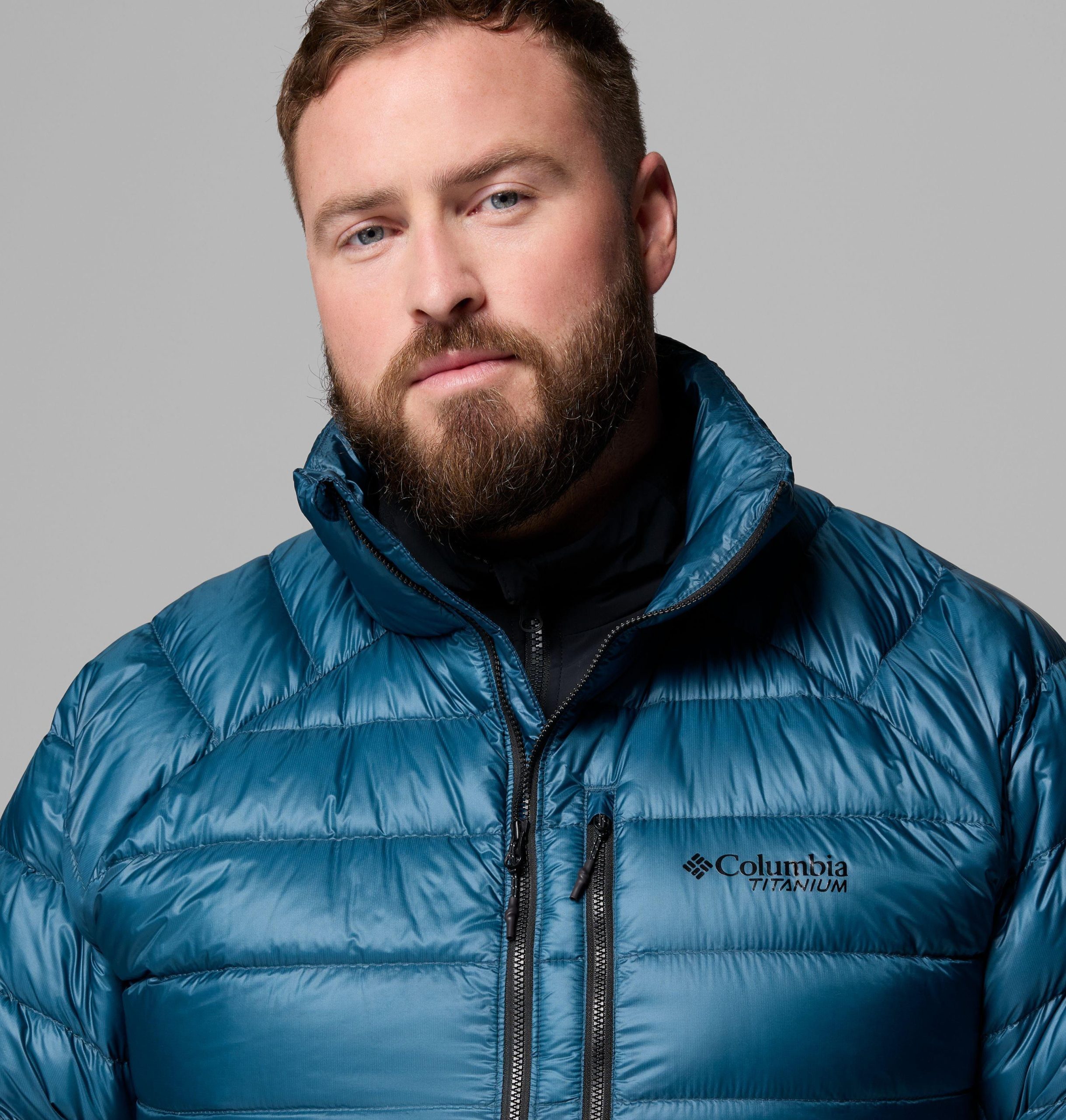 arctic crest daunenjacke für herren – größe l