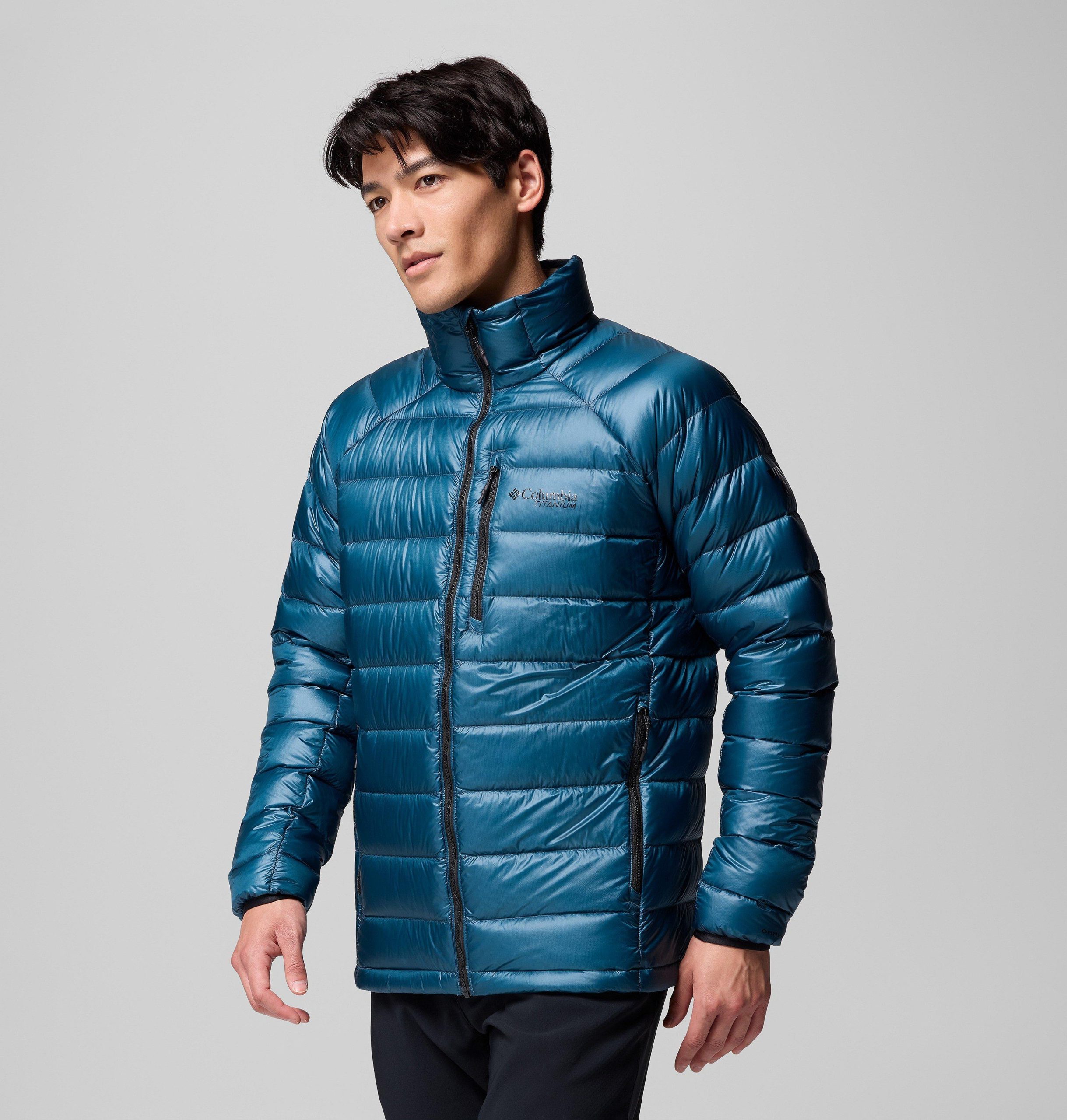 arctic crest daunenjacke für herren – lang