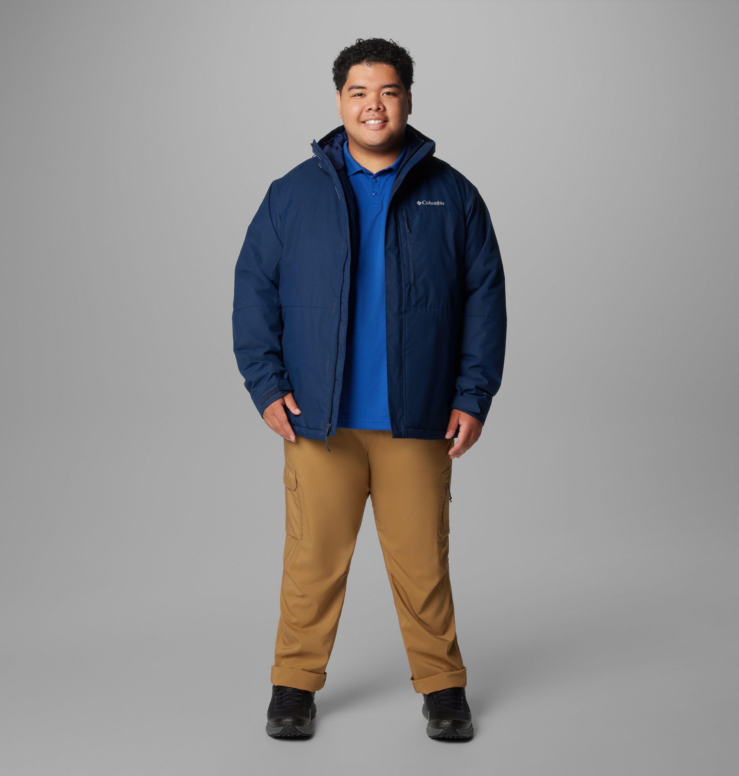 hikebound ii isolierte herrenjacke – größe l