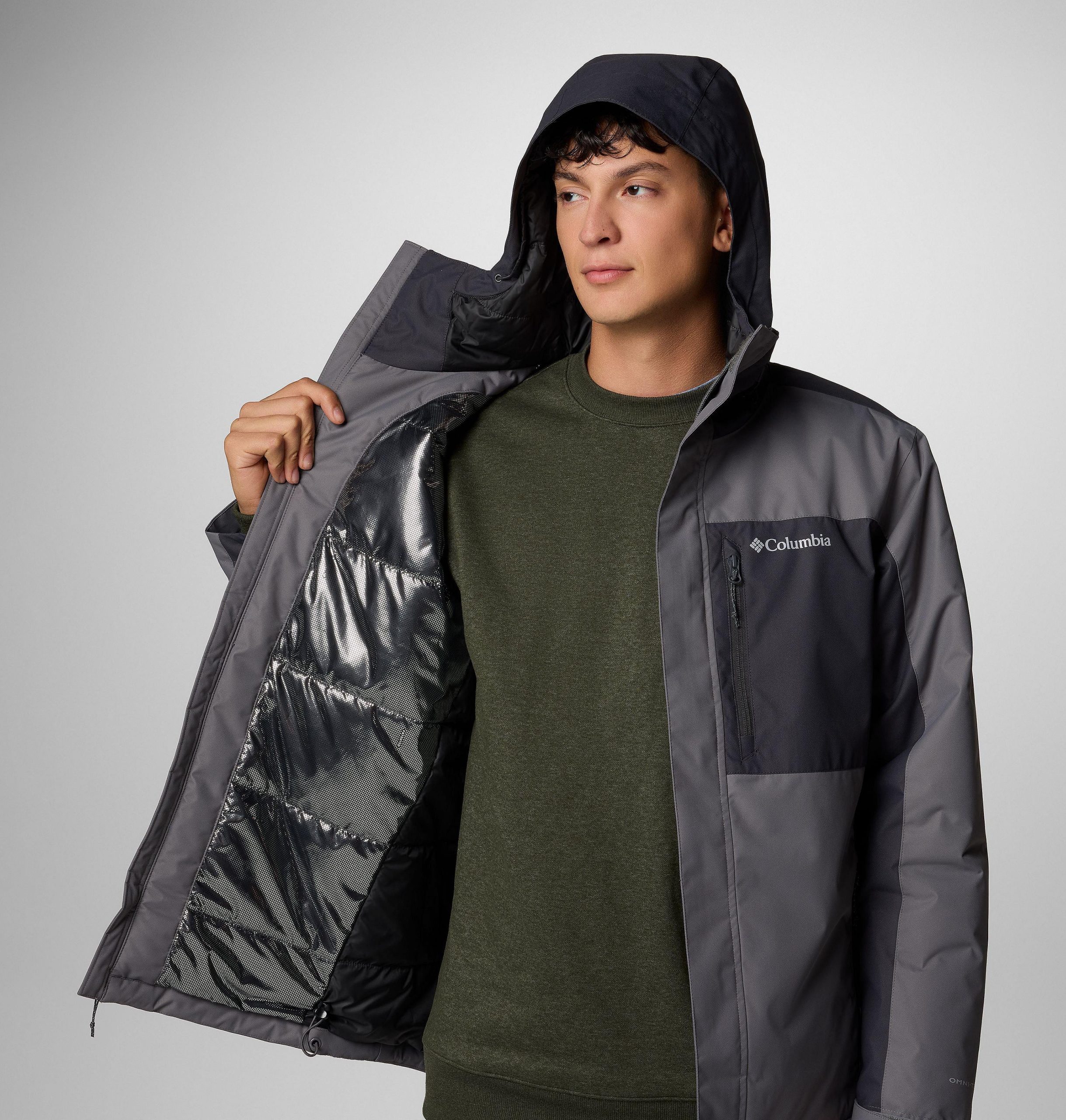 tipton peak iii isolierte herrenjacke – lang