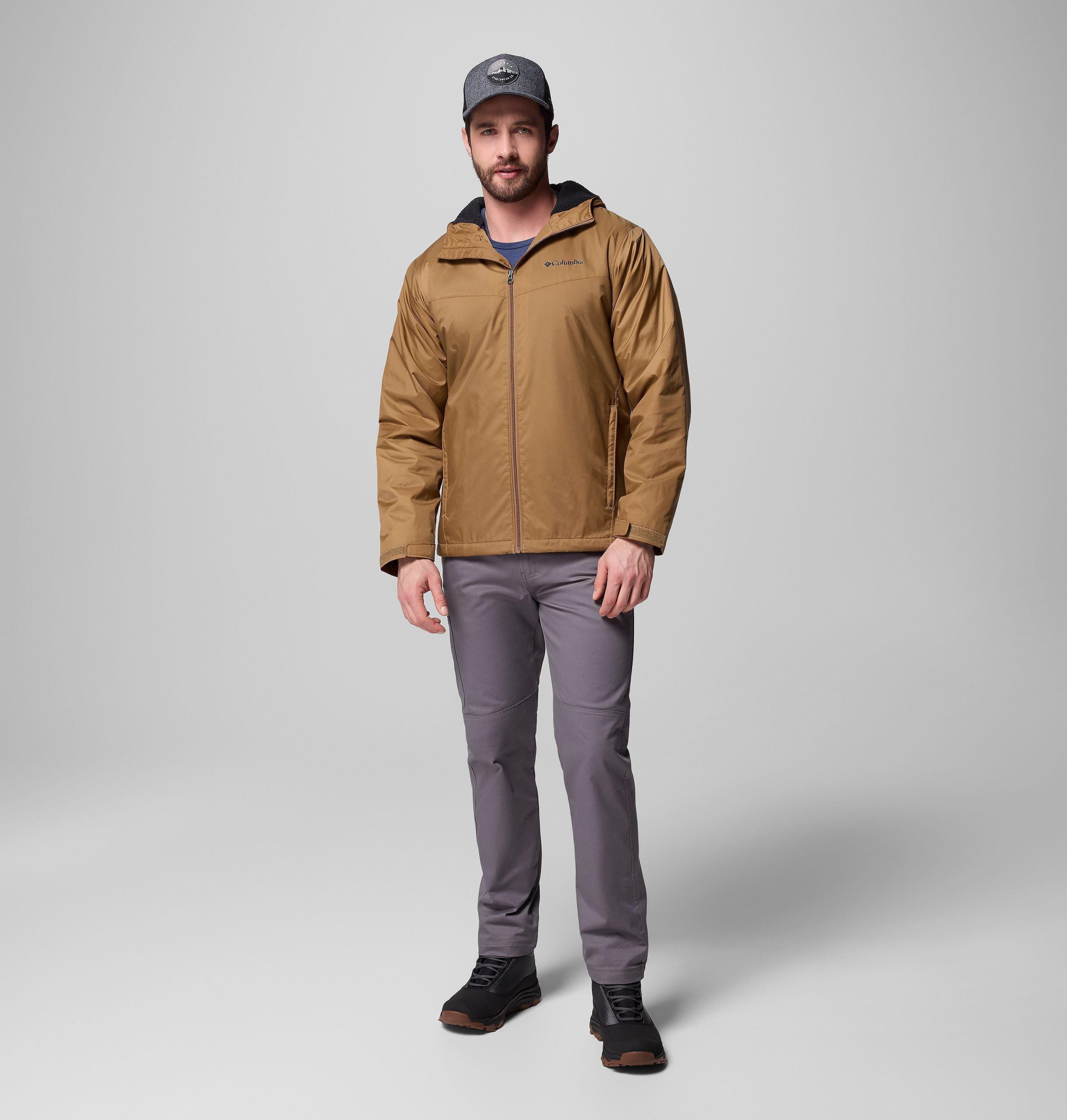 glennaker ii herrenjacke mit sherpa-futter