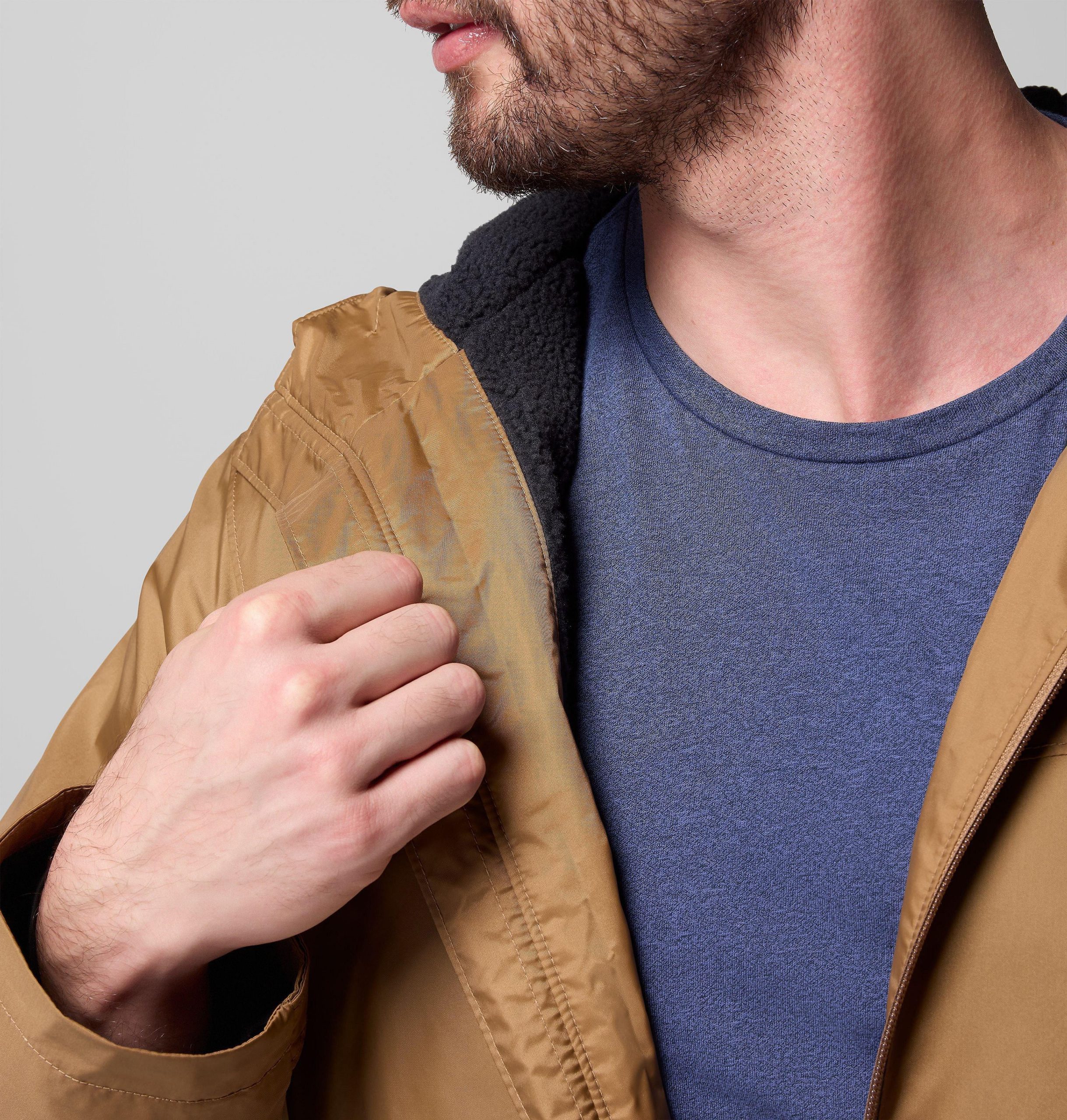 glennaker ii herrenjacke mit sherpa-futter