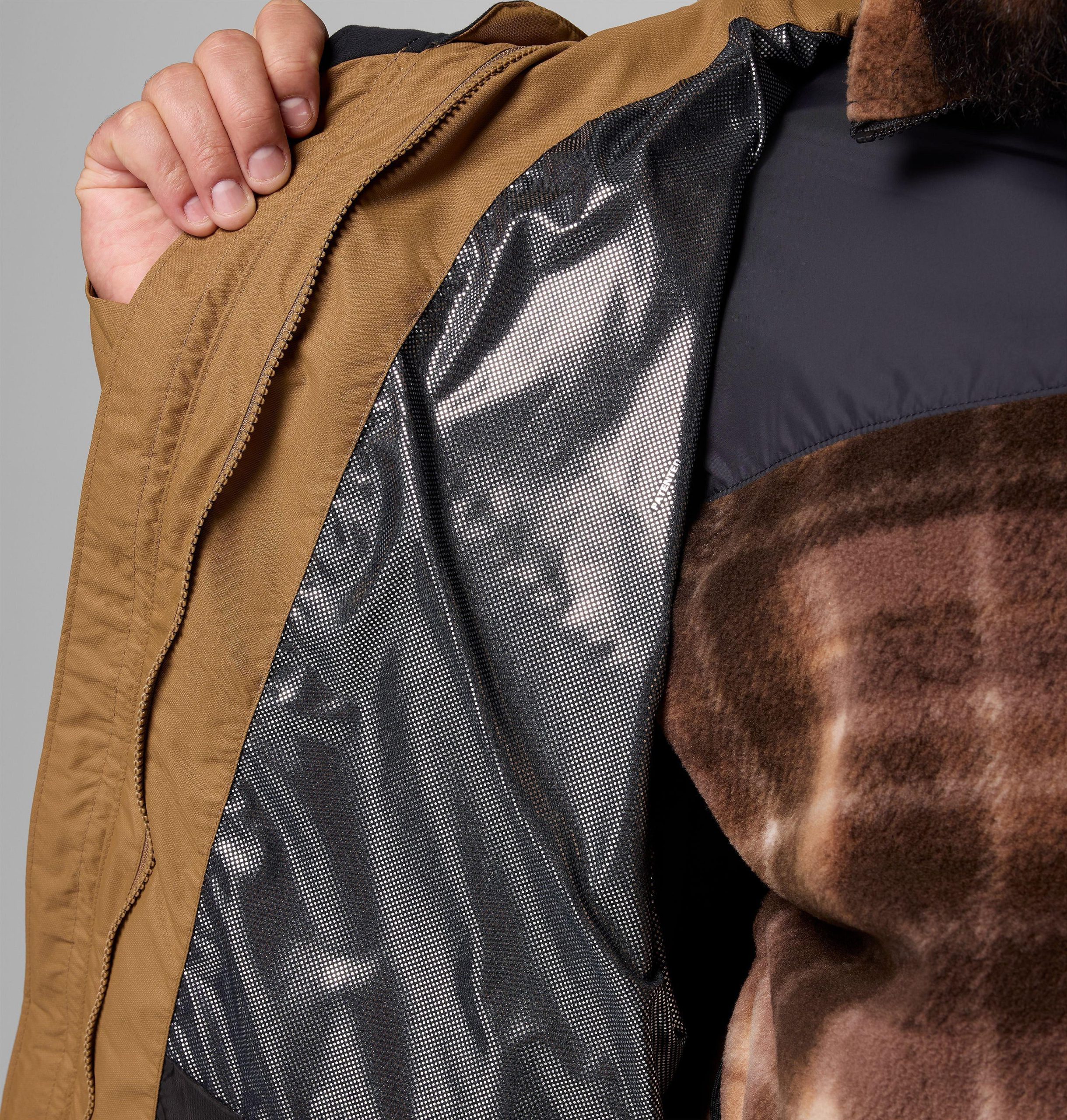 bugaboo iii fleece-wechseljacke für herren – größe l