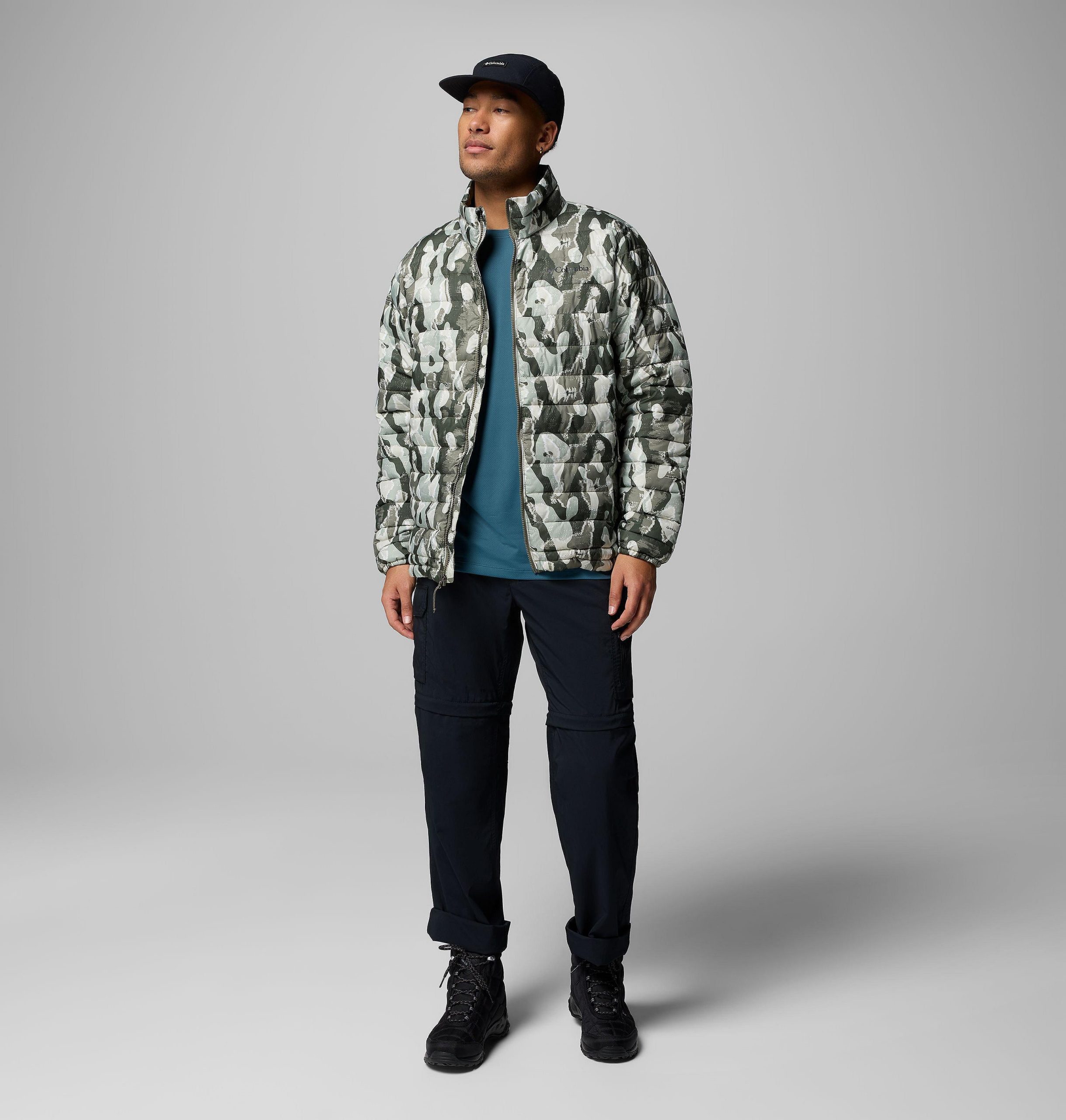 herren powder lite ii bedruckte jacke