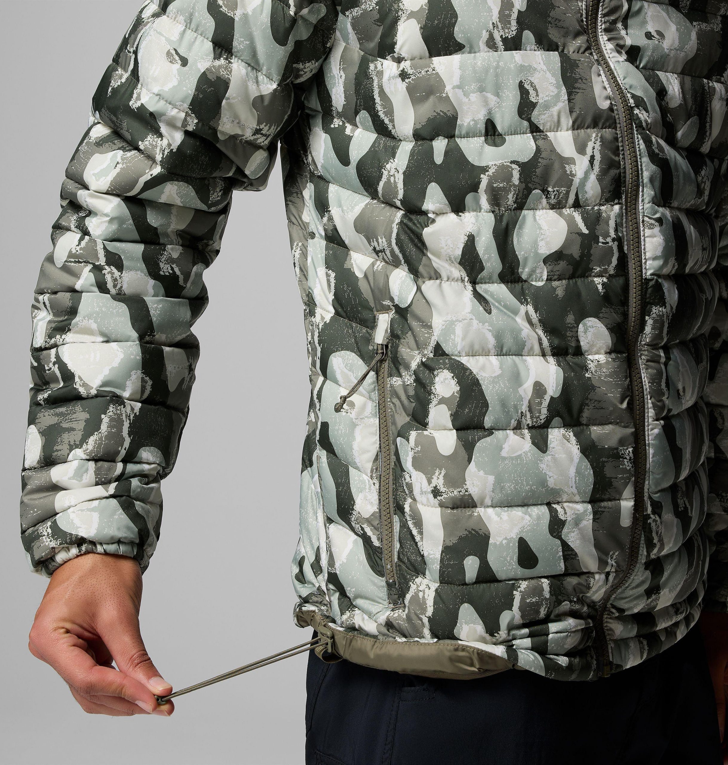 herren powder lite ii bedruckte jacke