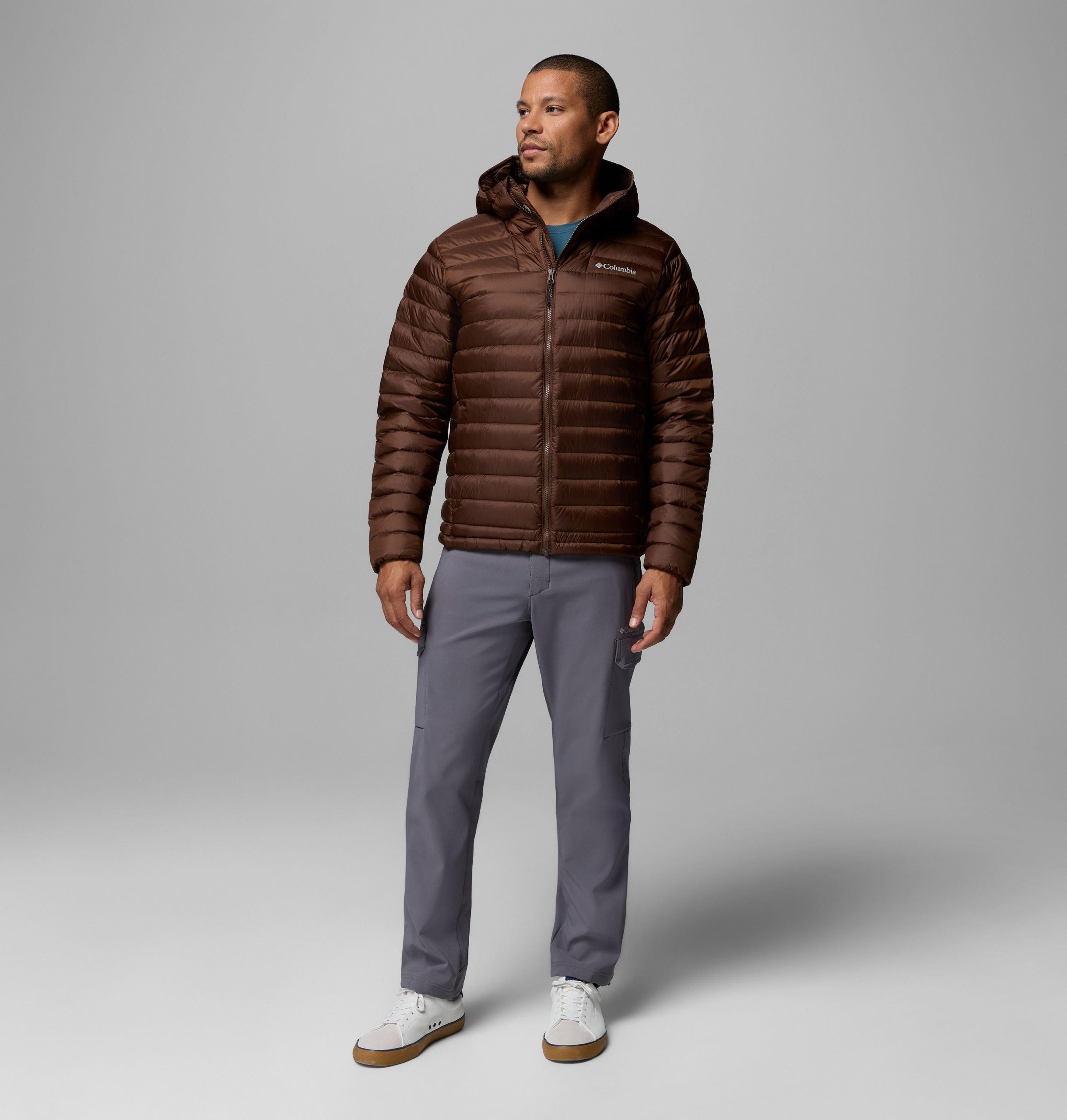 corelite daunenjacke für herren mit kapuze