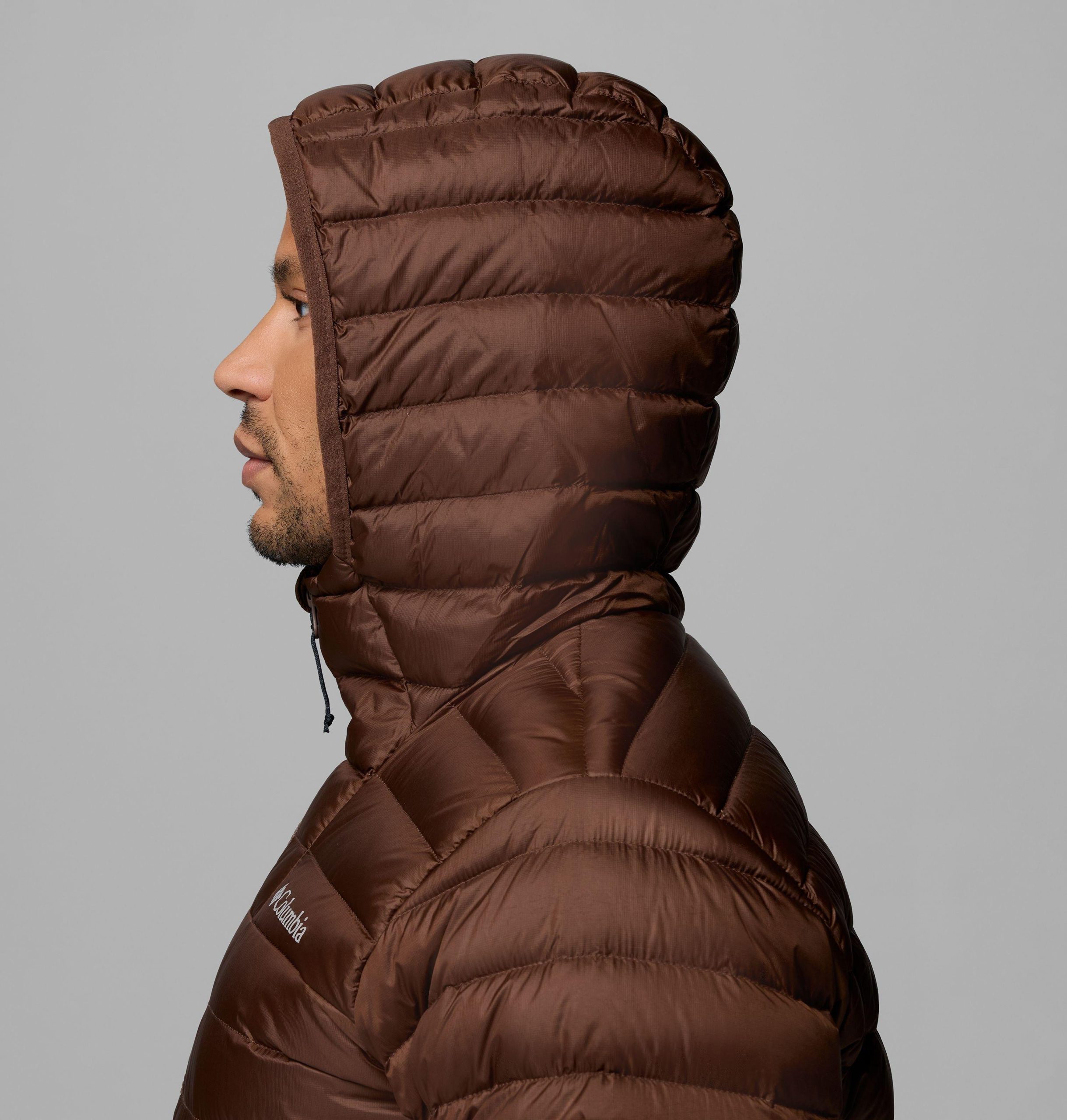 corelite daunenjacke für herren mit kapuze