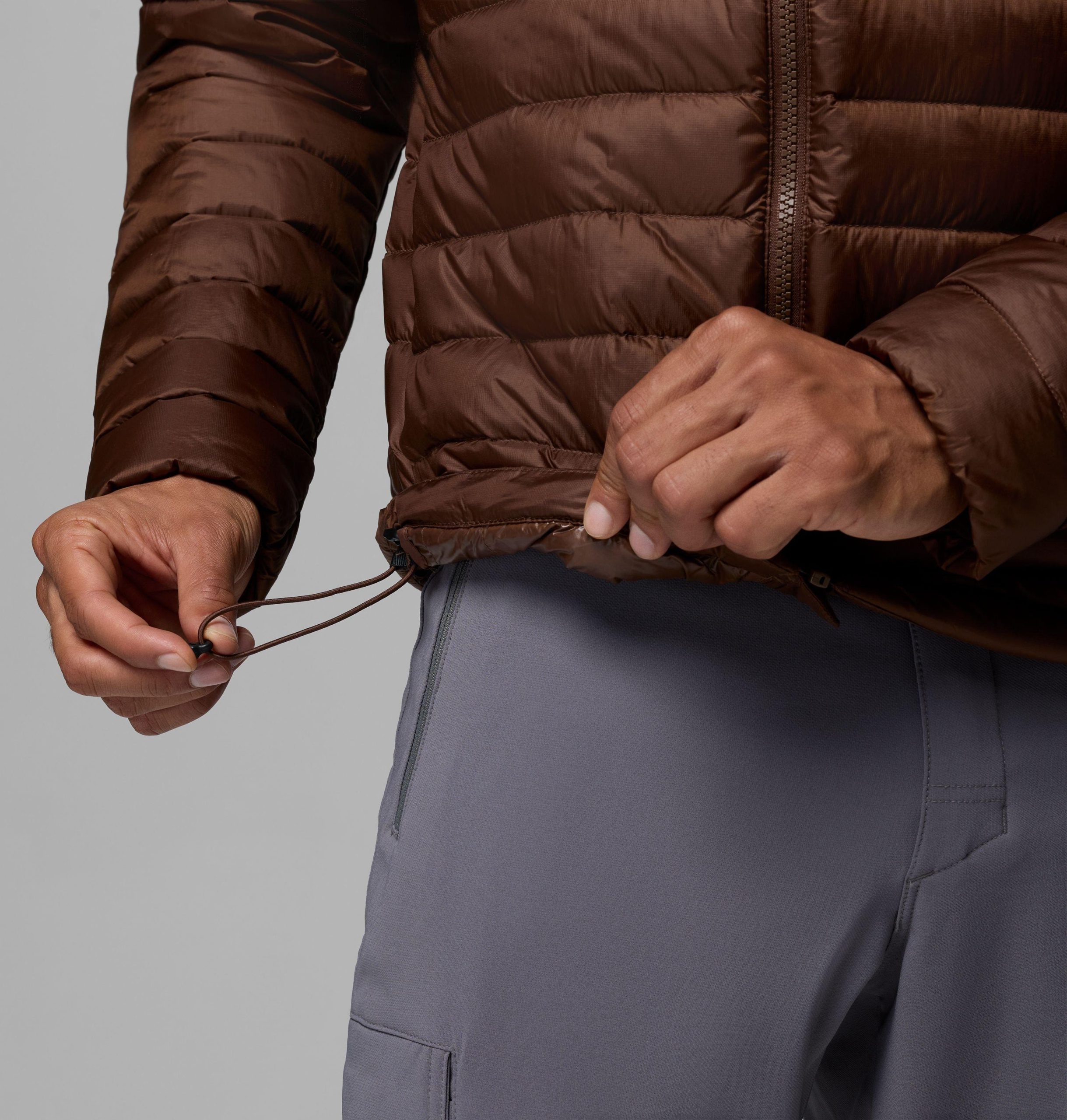 corelite daunenjacke für herren mit kapuze
