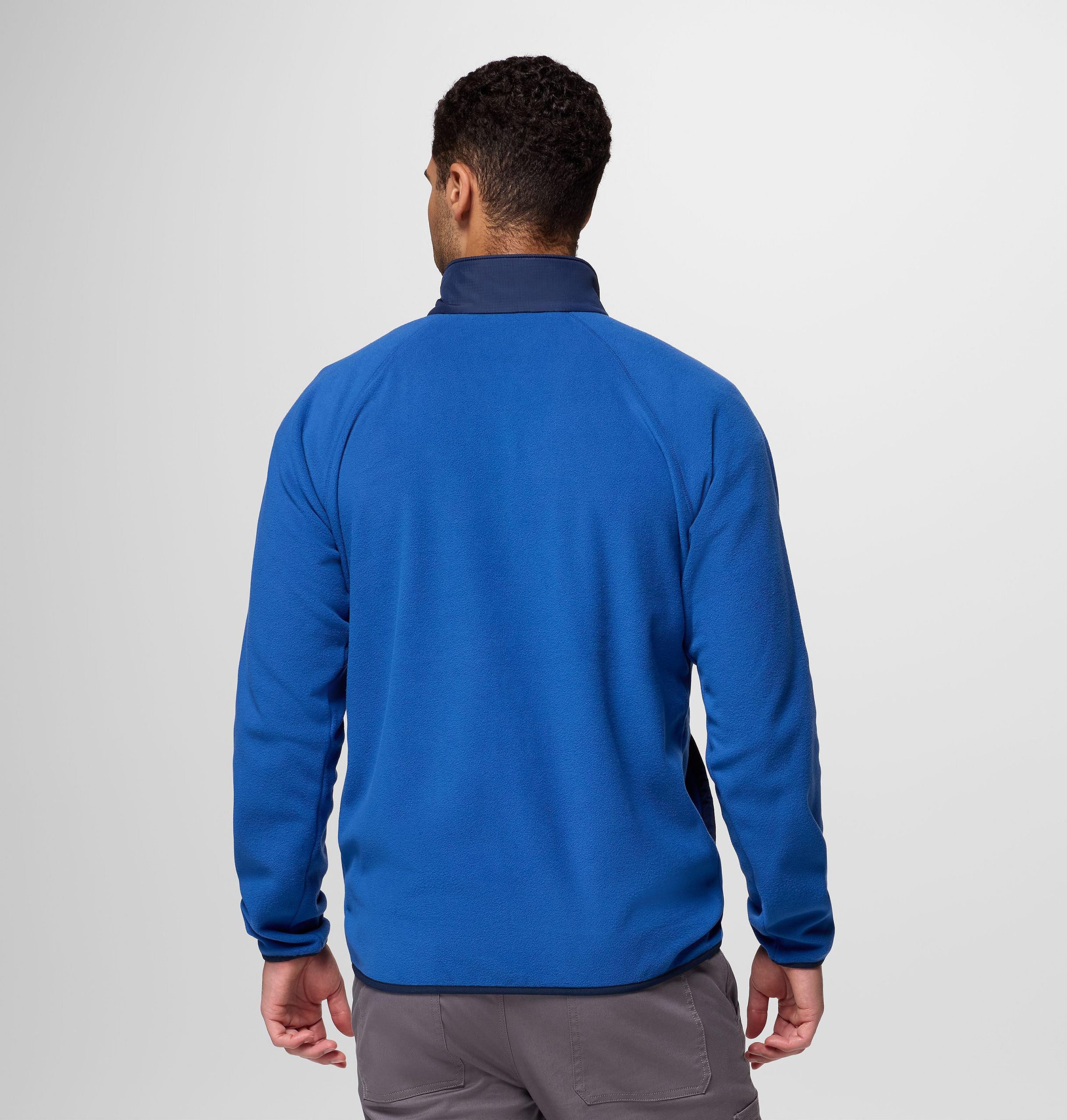 fast trek overlay fleecejacke mit durchgehendem reißverschluss für herren