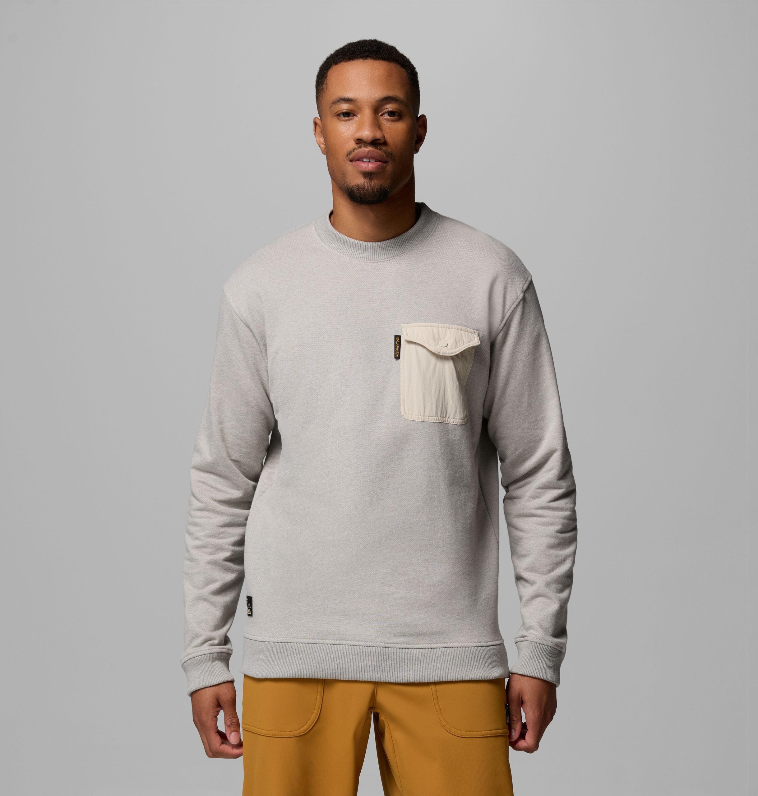 herren langarmhemd high cascades aus french terry