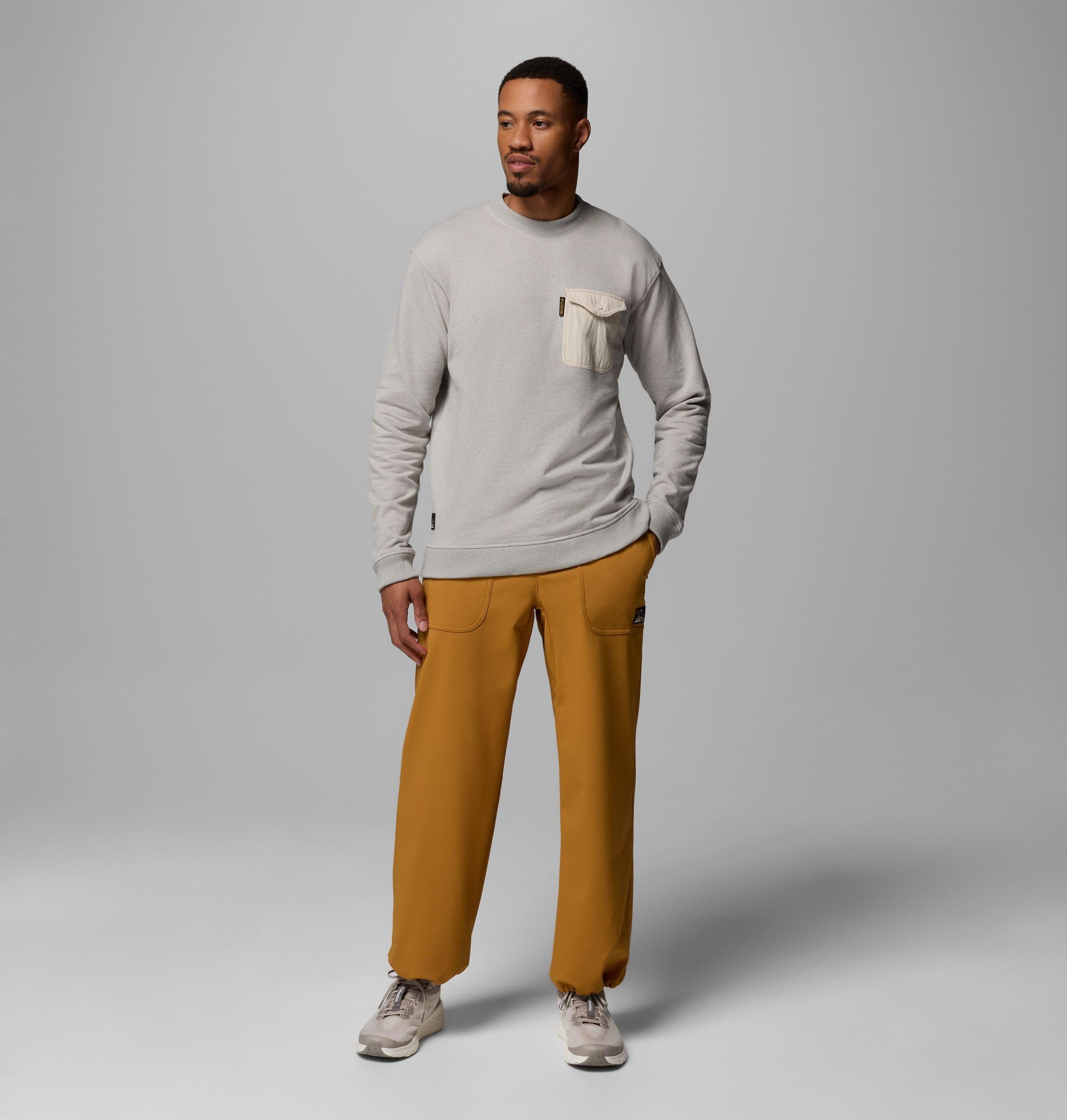 herren langarmhemd high cascades aus french terry