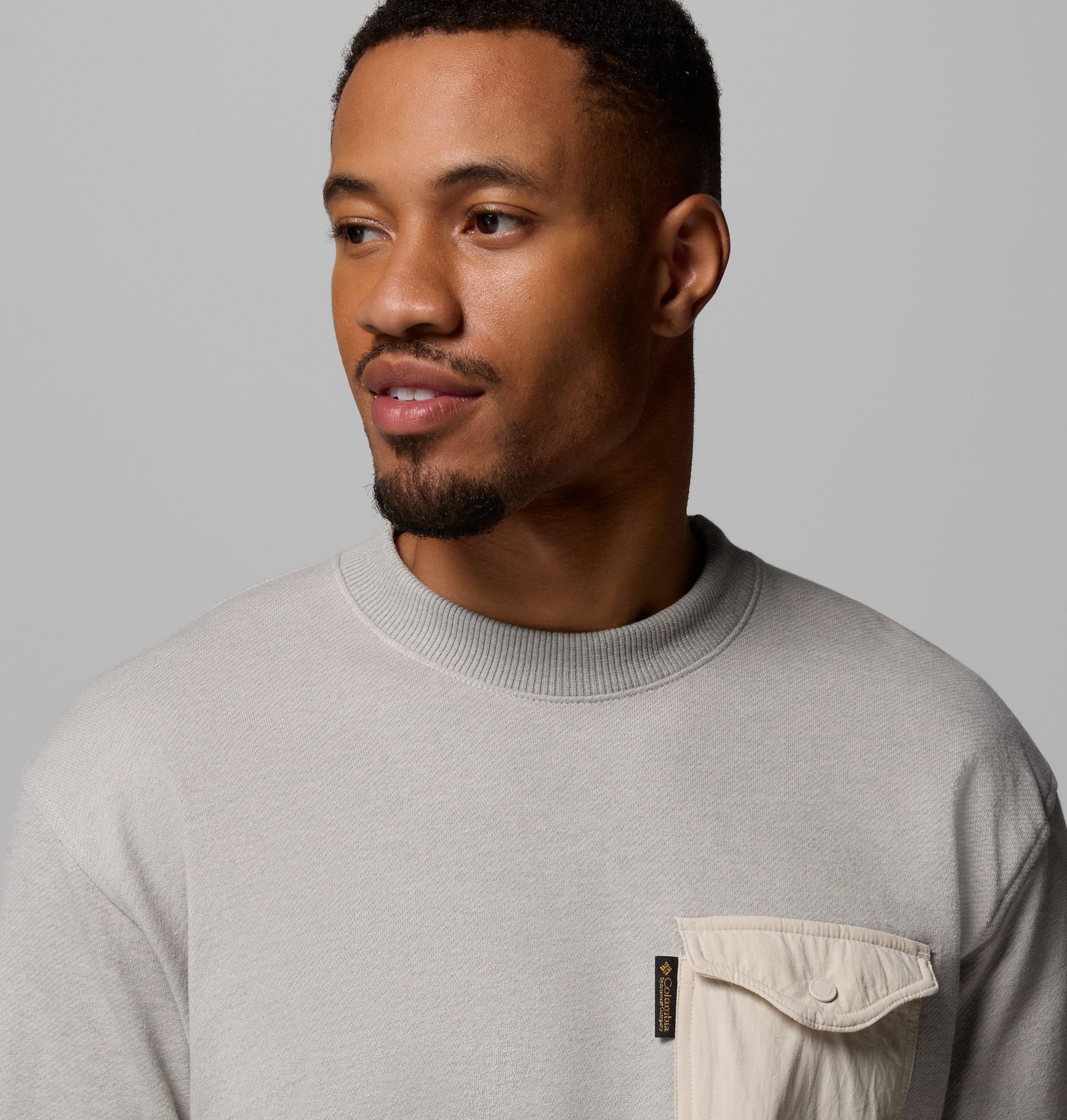 herren langarmhemd high cascades aus french terry