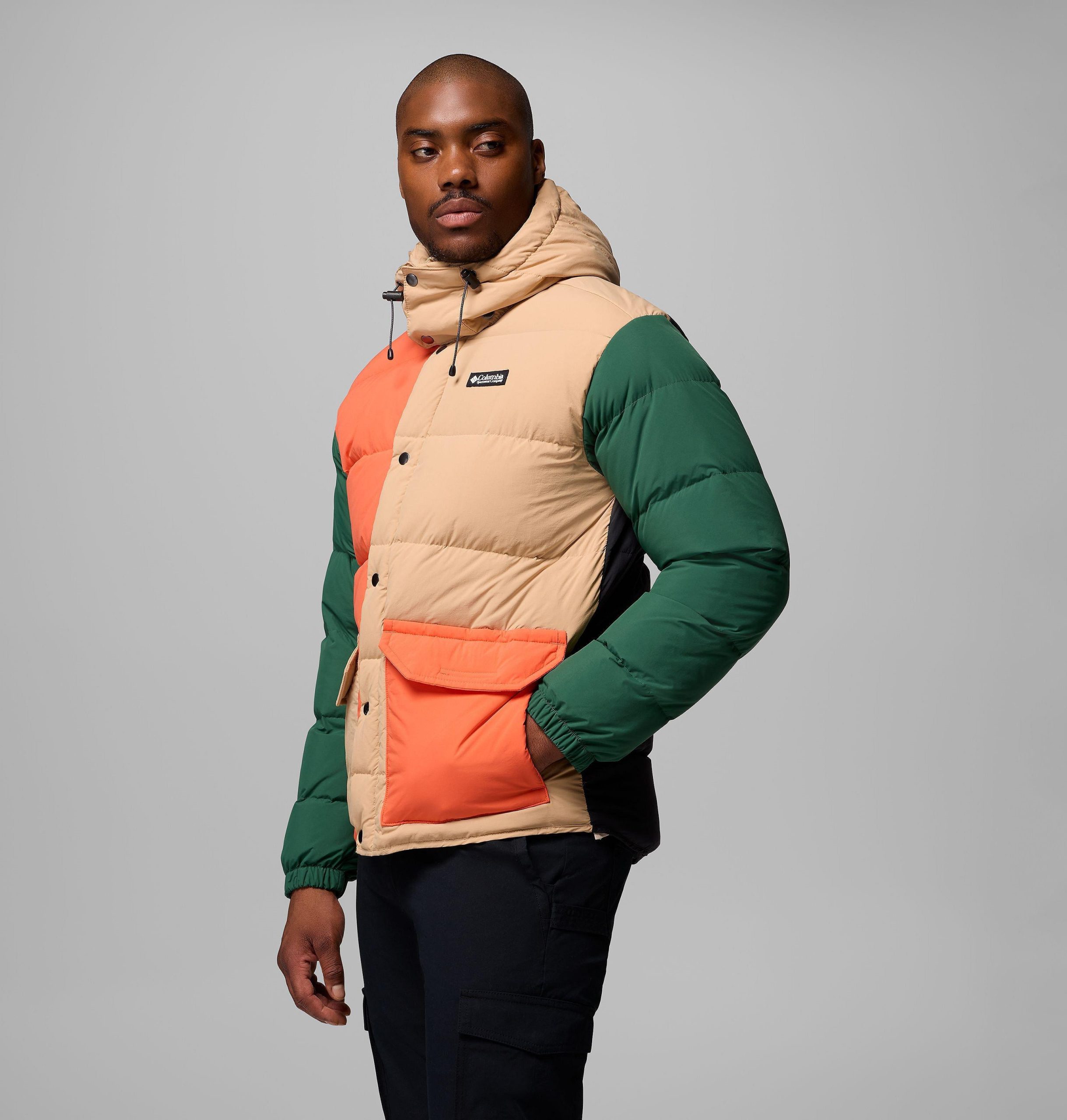 wallowa daunenjacke für herren mit kapuze