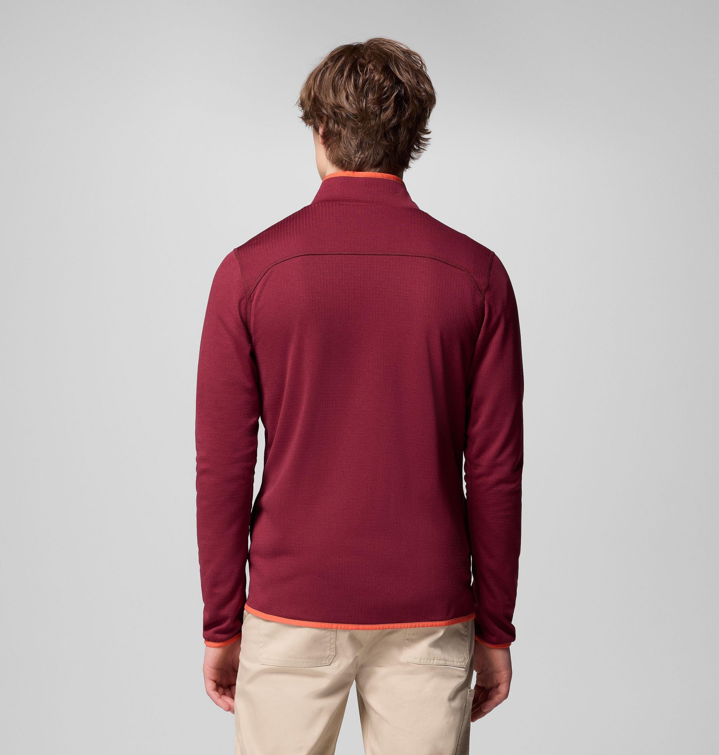 herren essential hike fleecejacke mit durchgehendem reißverschluss
