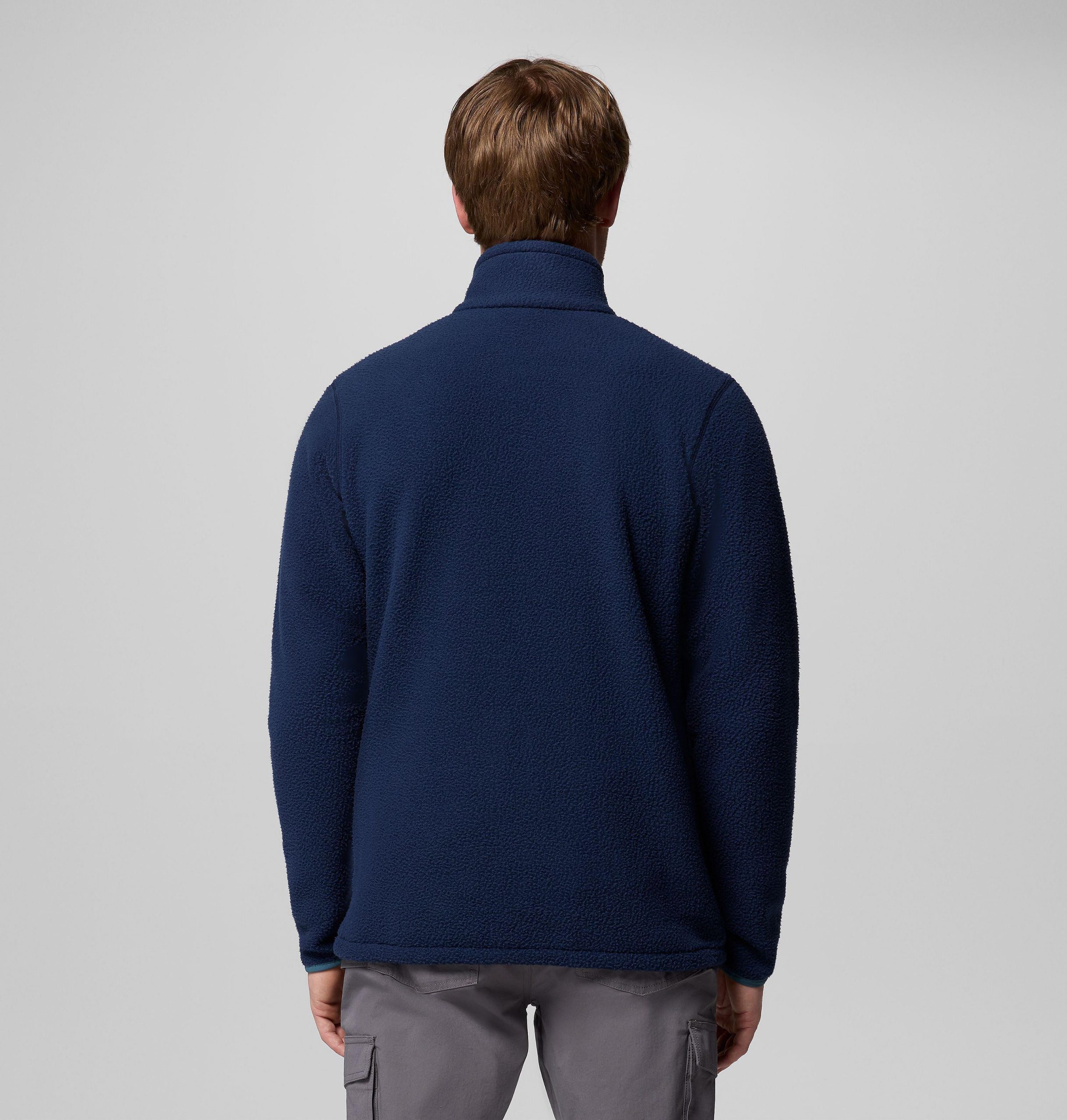 jasper ridge fleecejacke mit durchgehendem reißverschluss für herren