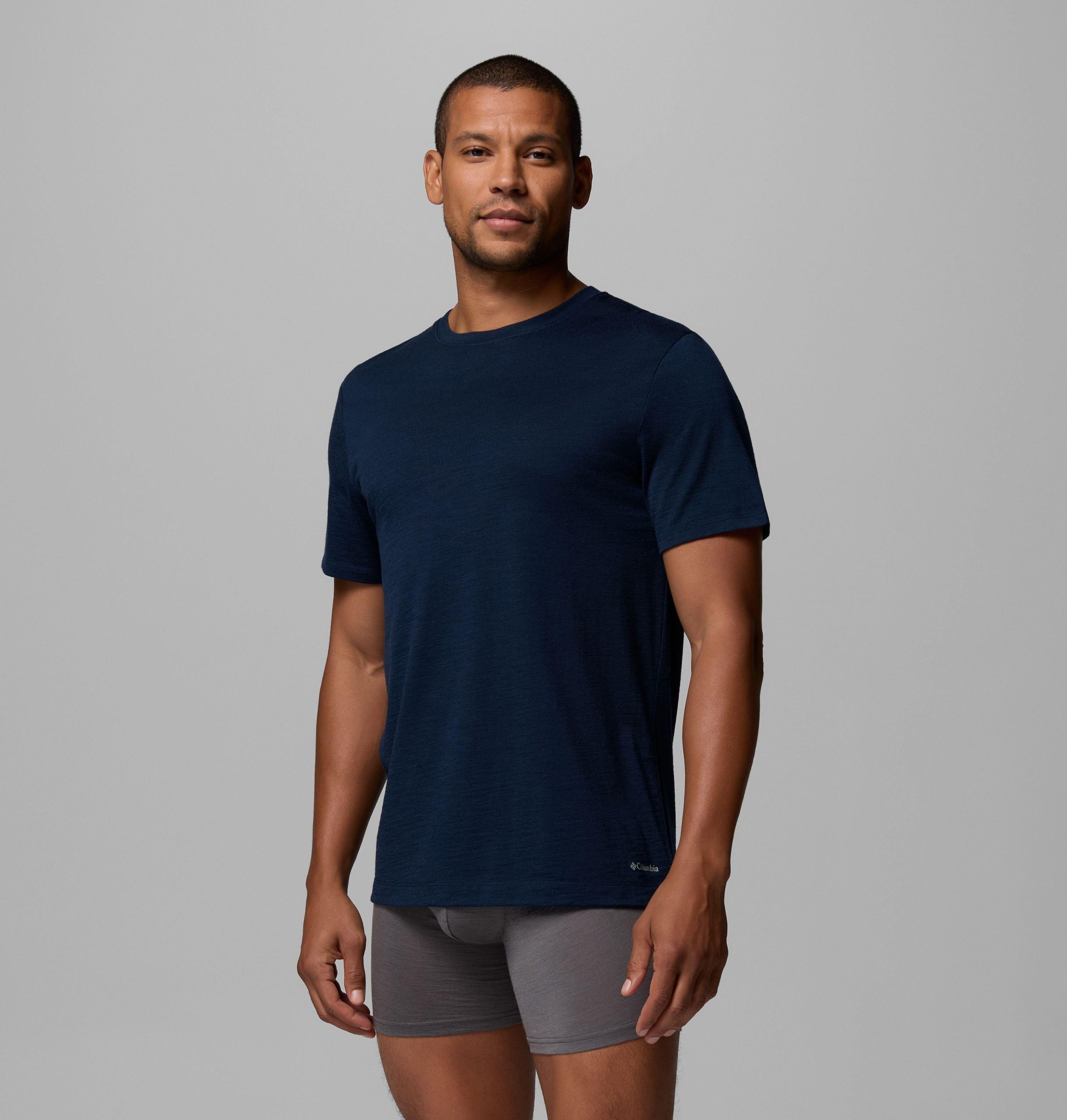 herren-t-shirt aus merinowolle einzelpackung