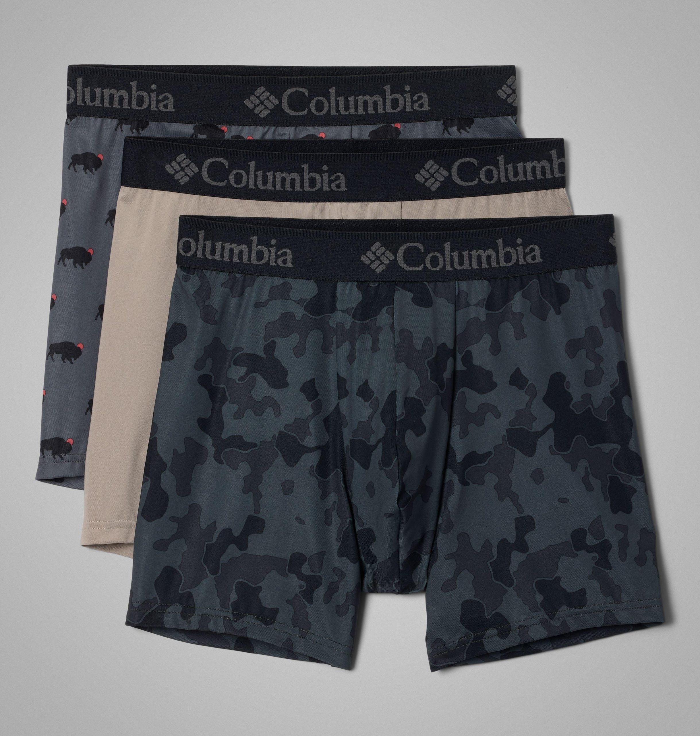 herren-boxershorts mit print – 3er-pack