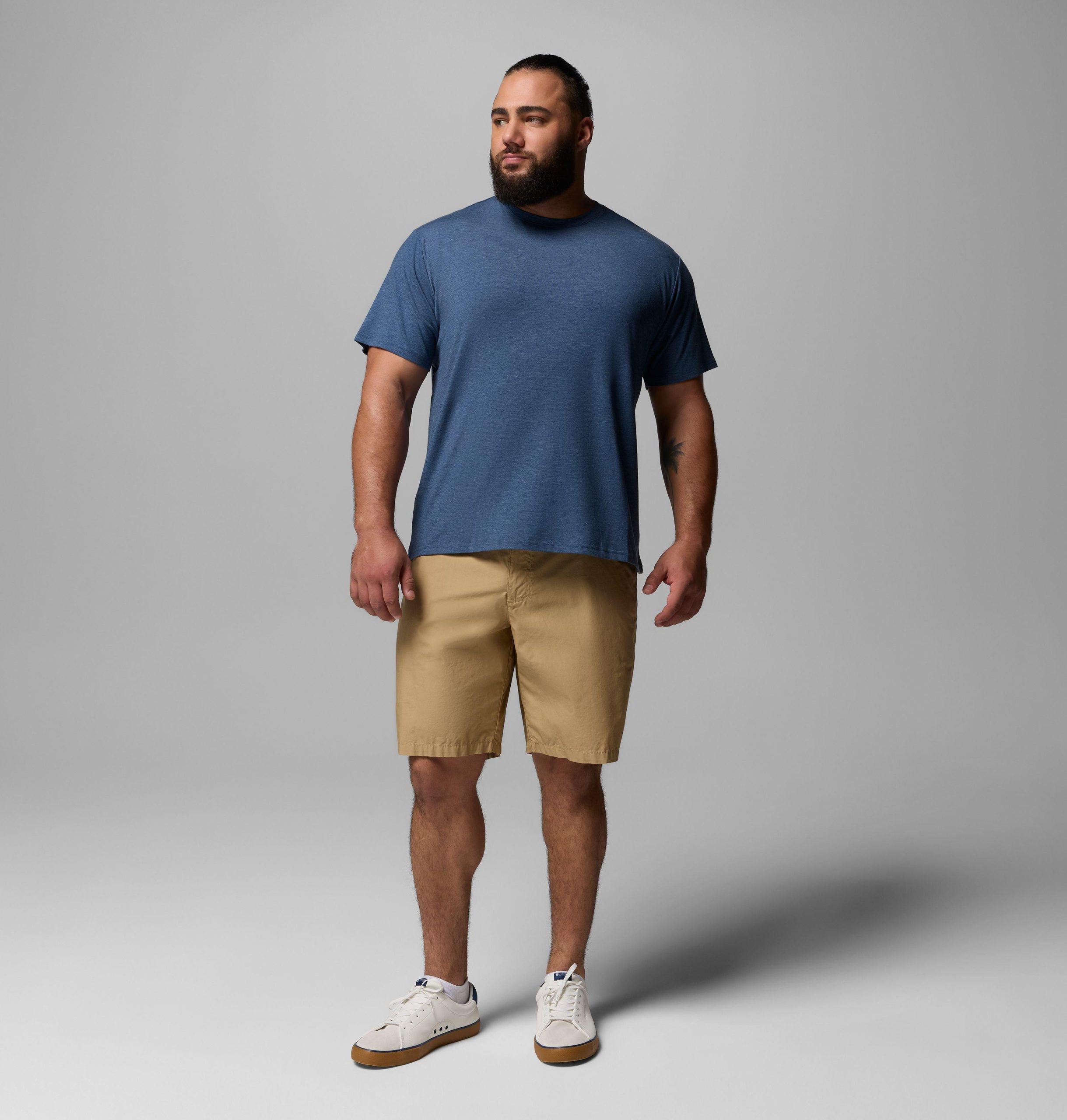 csc herren-t-shirt mit weichen stretch-kurzhüften – größe l
