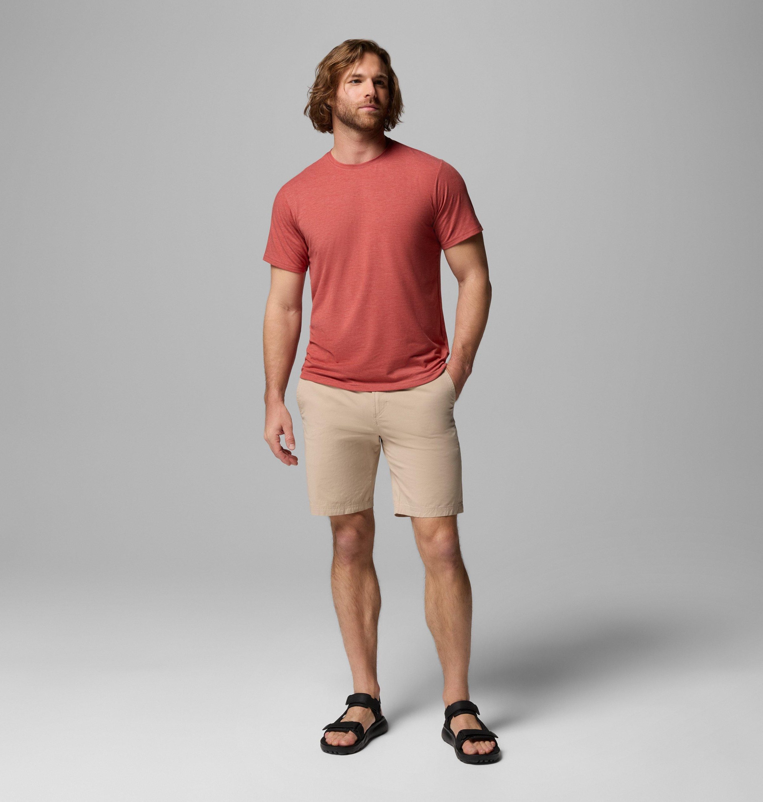 csc herren-t-shirt mit weichen stretch-kurbeln und kurzen Ärmeln – größe l